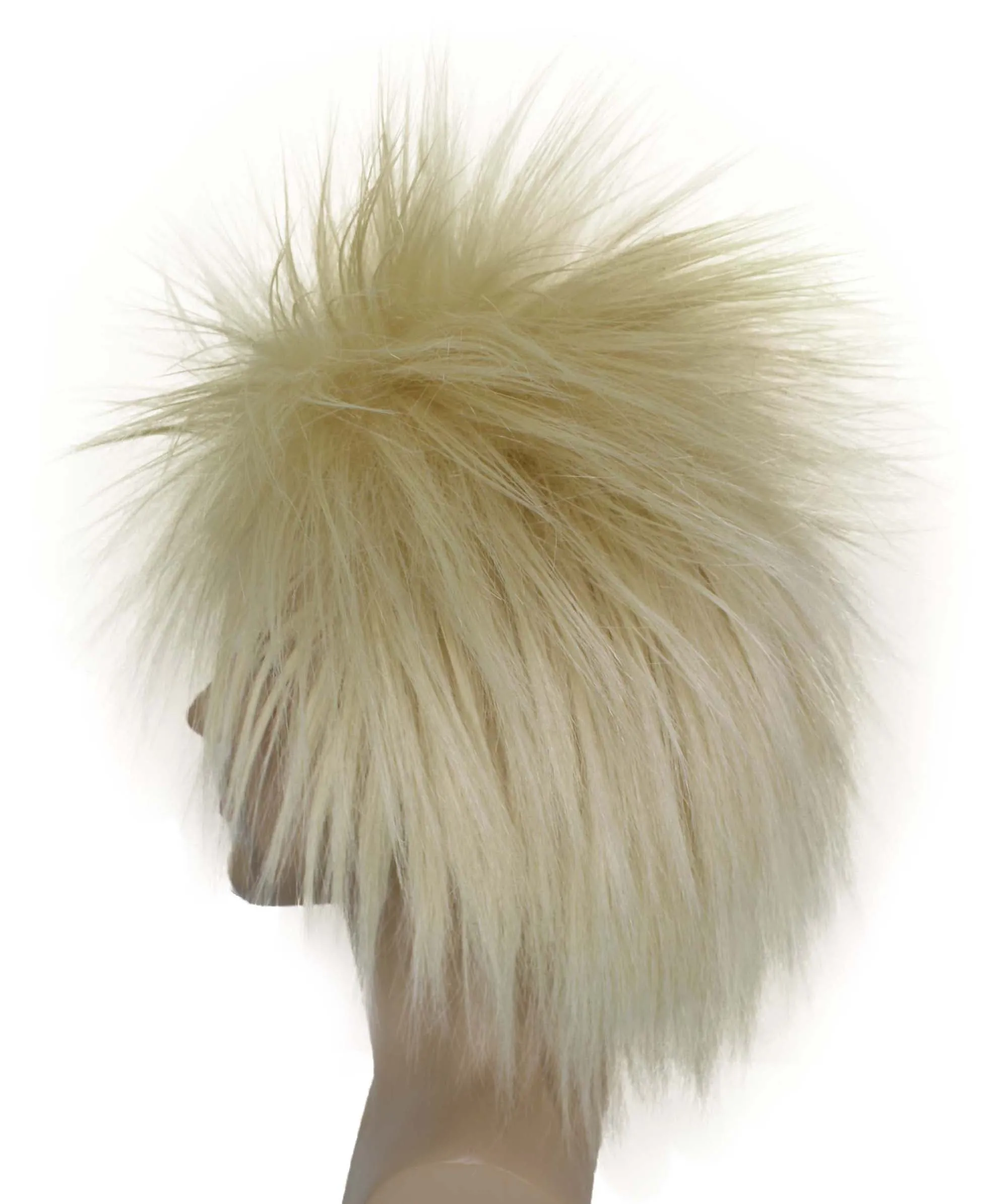 Adult Men's 80’s Rock Style Multi Color Options Wig, Synthetic Soft Fiber Hair, Perfect for your next Festival and Group Anime Party!