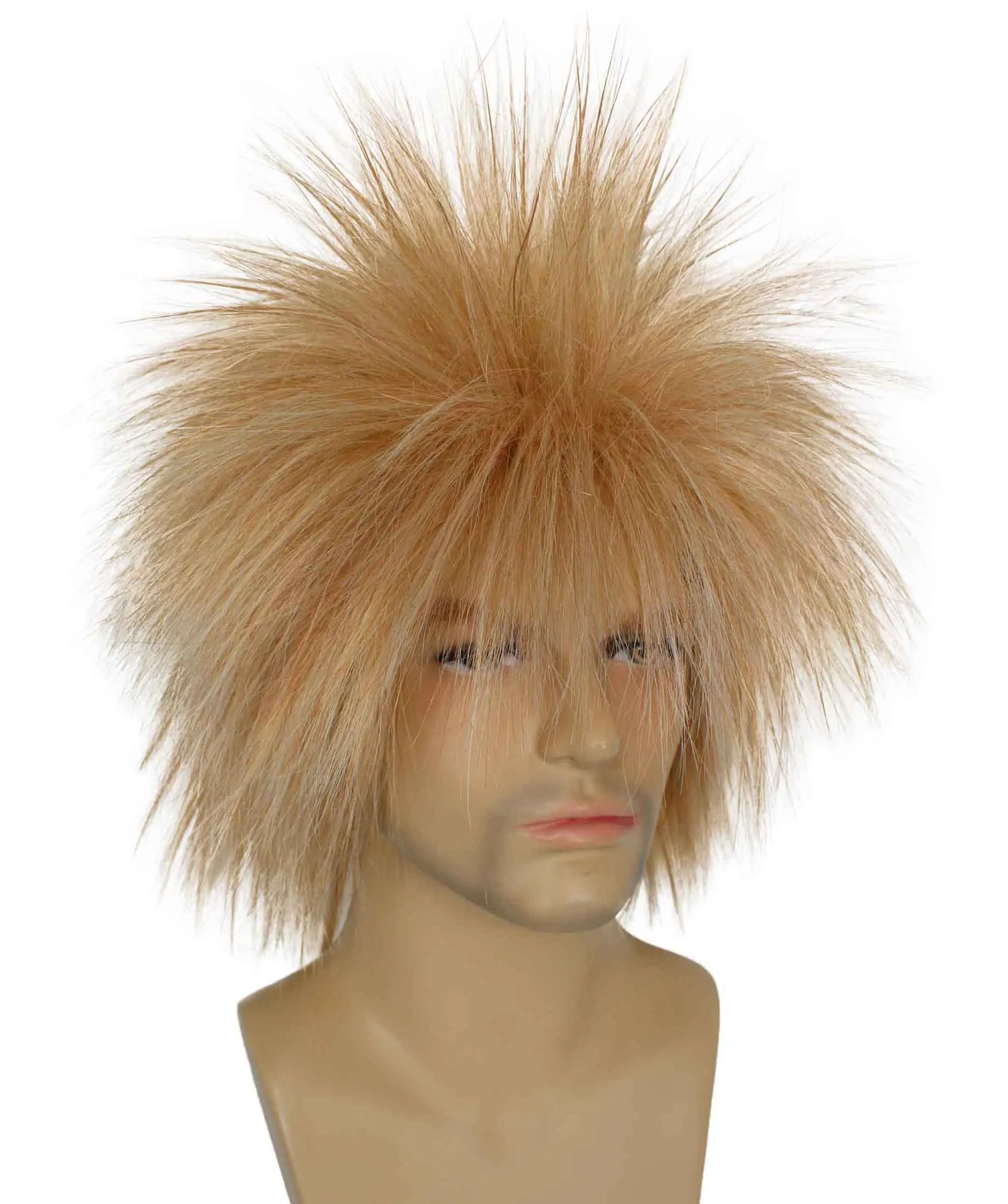 Adult Men's 80’s Rock Style Multi Color Options Wig, Synthetic Soft Fiber Hair, Perfect for your next Festival and Group Anime Party!