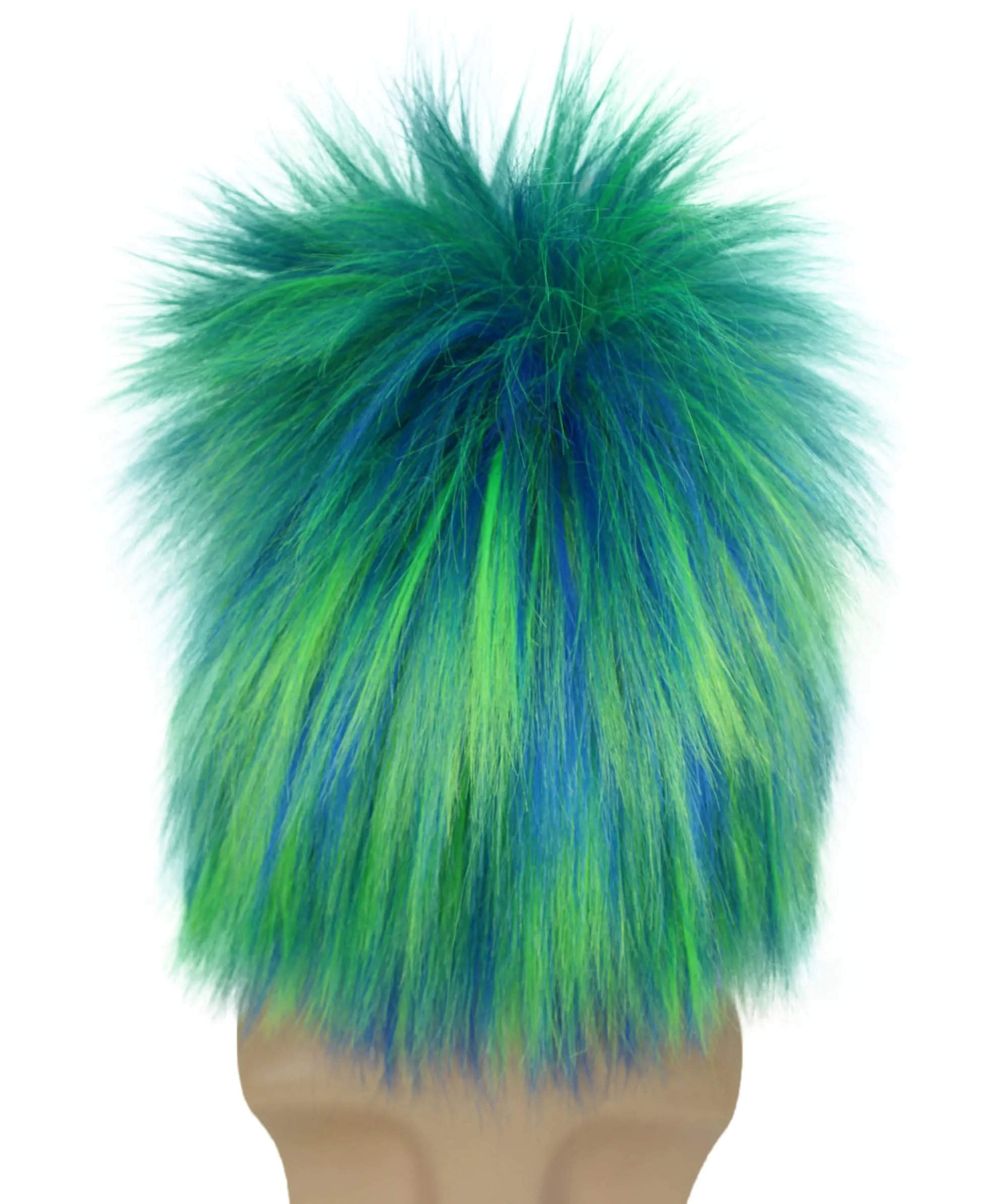 Adult Men's 80’s Rock Style Multi Color Options Wig, Synthetic Soft Fiber Hair, Perfect for your next Festival and Group Anime Party!