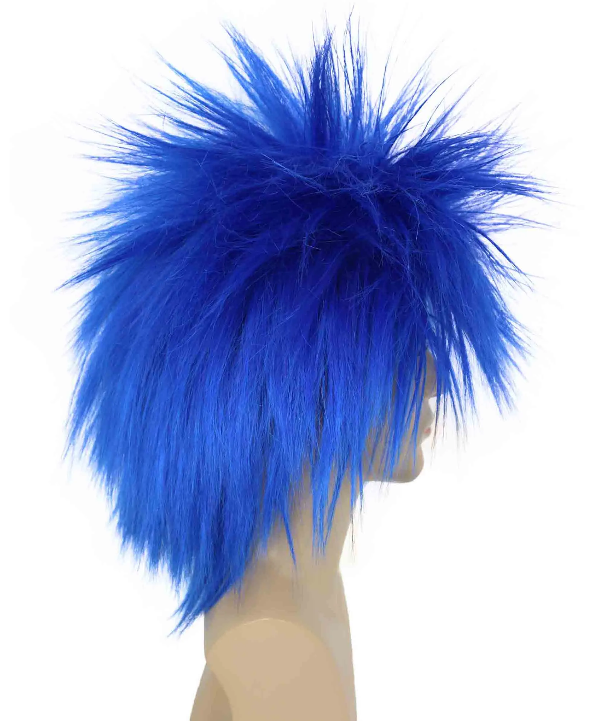 Adult Men's 80’s Rock Style Multi Color Options Wig, Synthetic Soft Fiber Hair, Perfect for your next Festival and Group Anime Party!