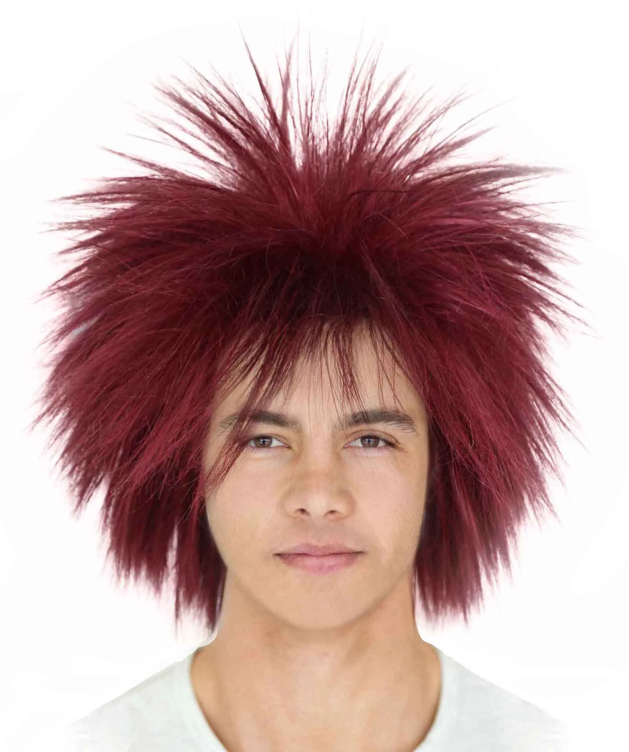 Adult Men's 80’s Rock Style Multi Color Options Wig, Synthetic Soft Fiber Hair, Perfect for your next Festival and Group Anime Party!