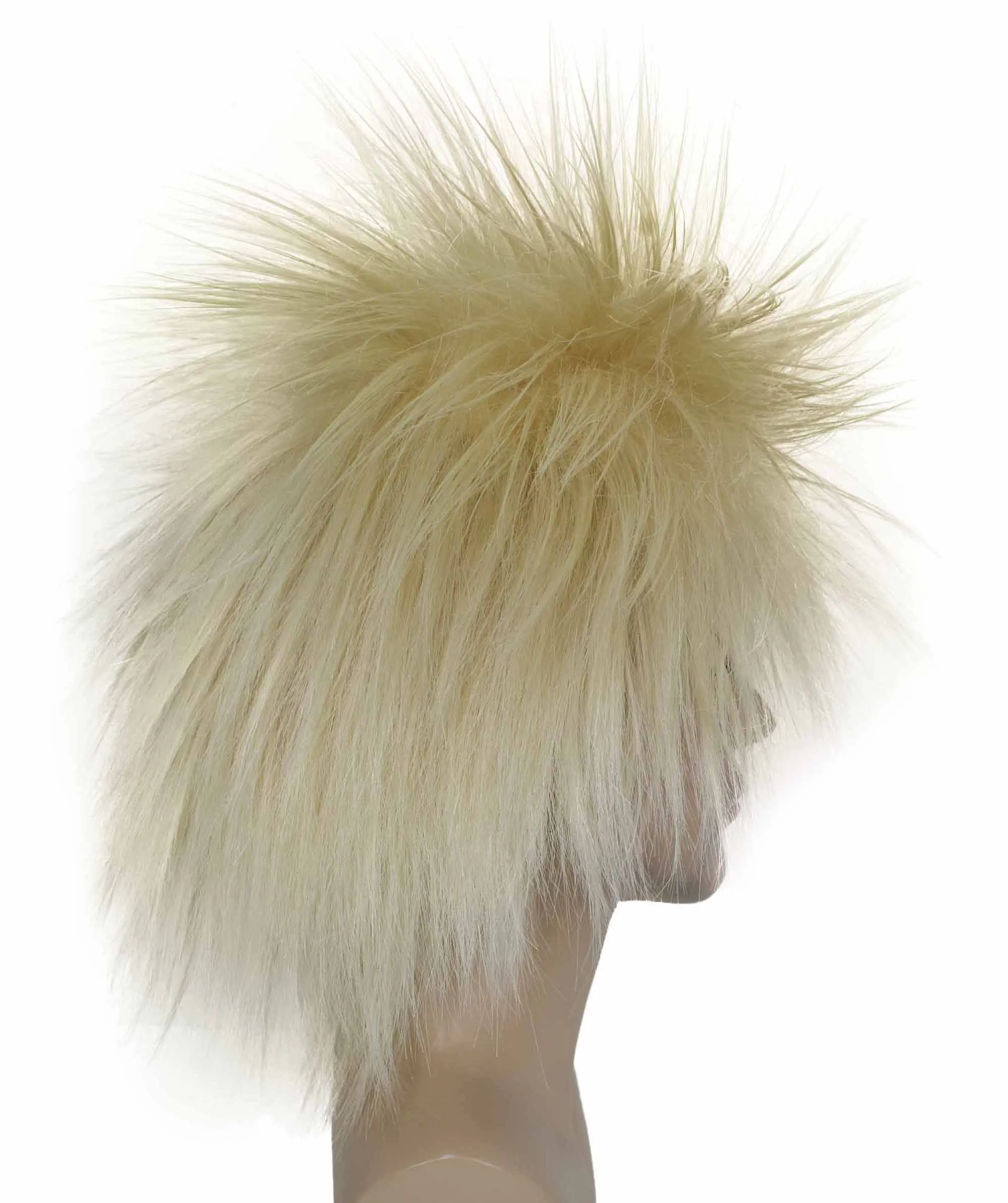 Adult Men's 80’s Rock Style Multi Color Options Wig, Synthetic Soft Fiber Hair, Perfect for your next Festival and Group Anime Party!