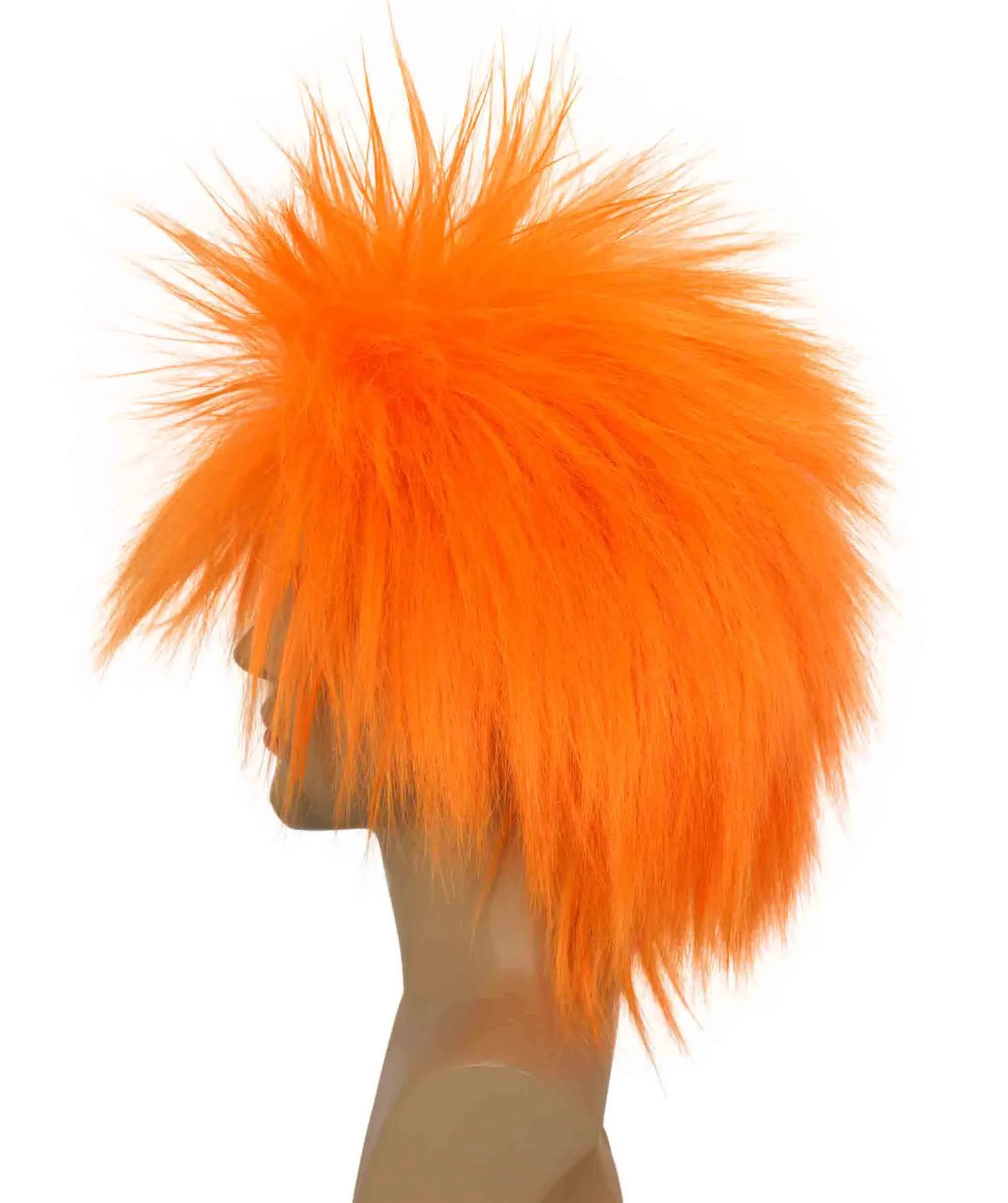 Adult Men's 80’s Rock Style Multi Color Options Wig, Synthetic Soft Fiber Hair, Perfect for your next Festival and Group Anime Party!