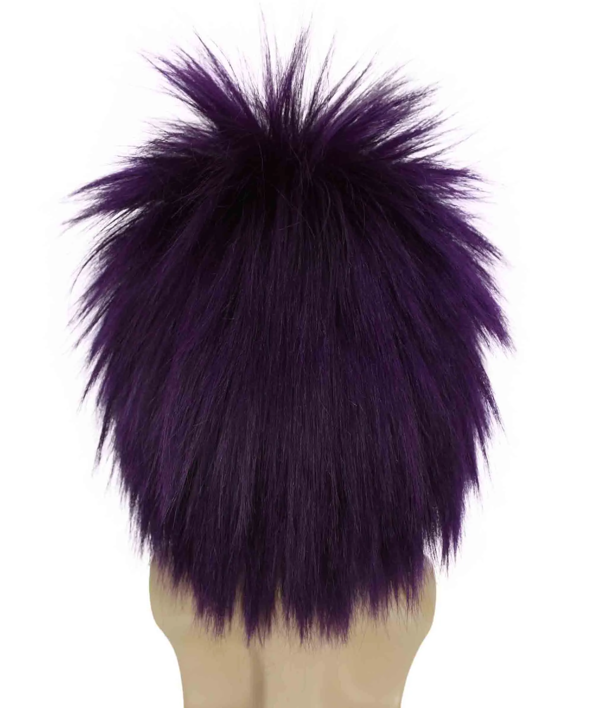 Adult Men's 80’s Rock Style Multi Color Options Wig, Synthetic Soft Fiber Hair, Perfect for your next Festival and Group Anime Party!