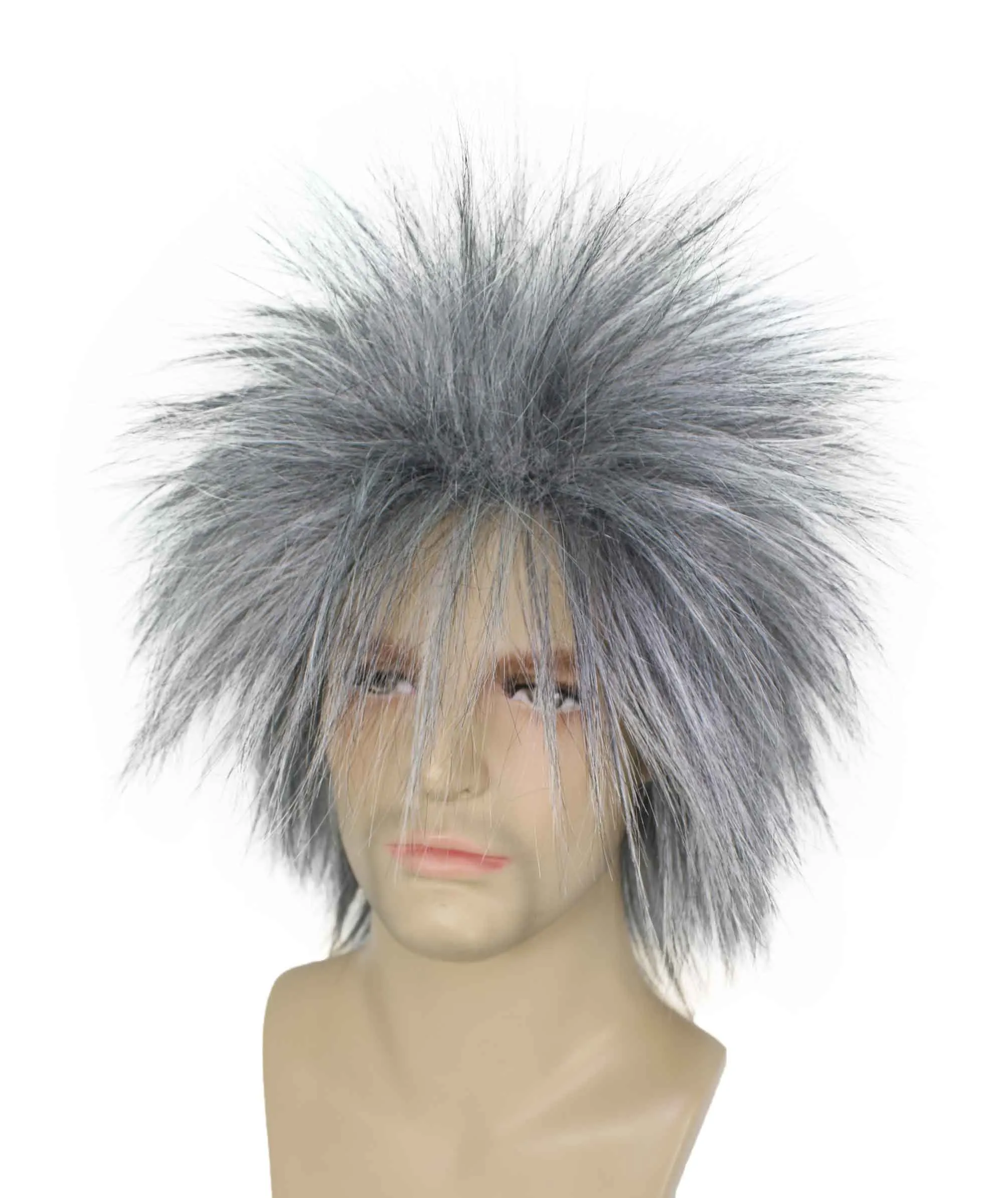 Adult Men's 80’s Rock Style Multi Color Options Wig, Synthetic Soft Fiber Hair, Perfect for your next Festival and Group Anime Party!
