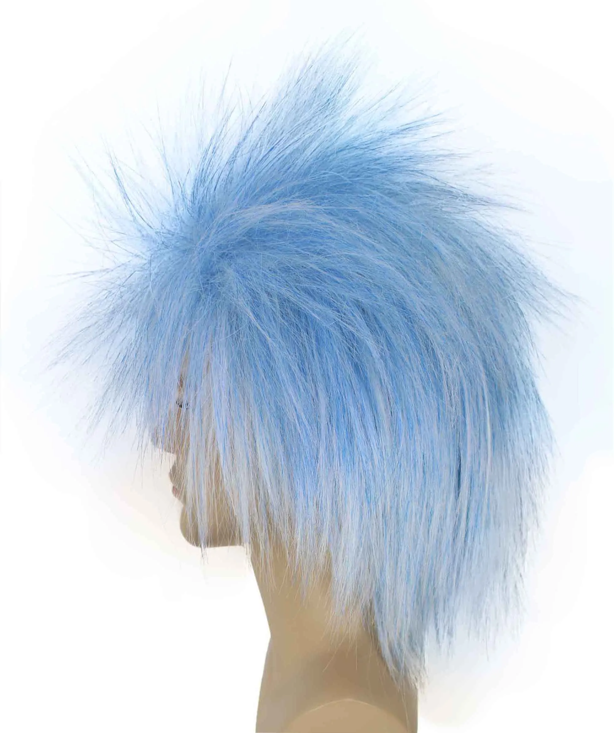 Adult Men's 80’s Rock Style Multi Color Options Wig, Synthetic Soft Fiber Hair, Perfect for your next Festival and Group Anime Party!