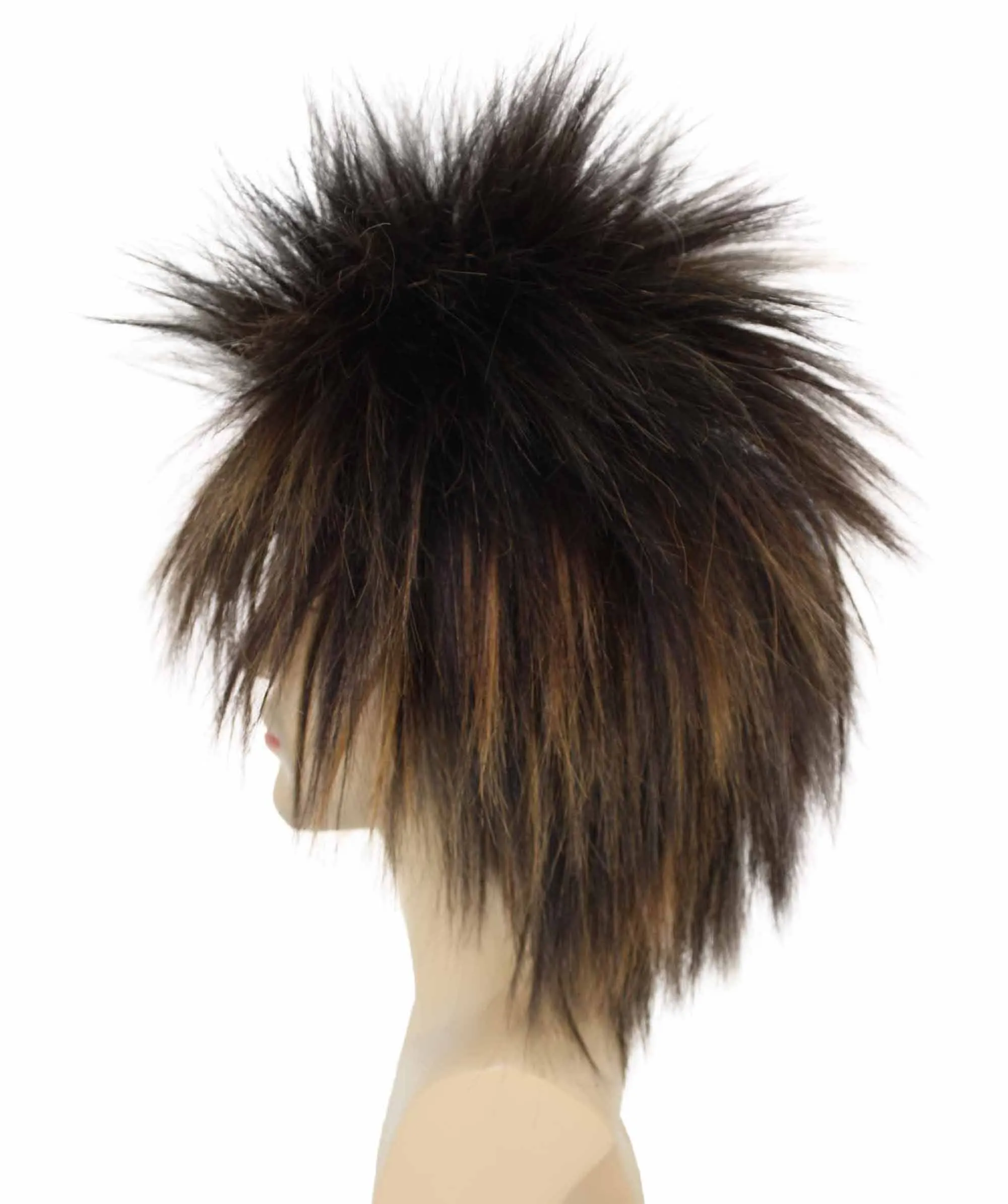 Adult Men's 80’s Rock Style Multi Color Options Wig, Synthetic Soft Fiber Hair, Perfect for your next Festival and Group Anime Party!