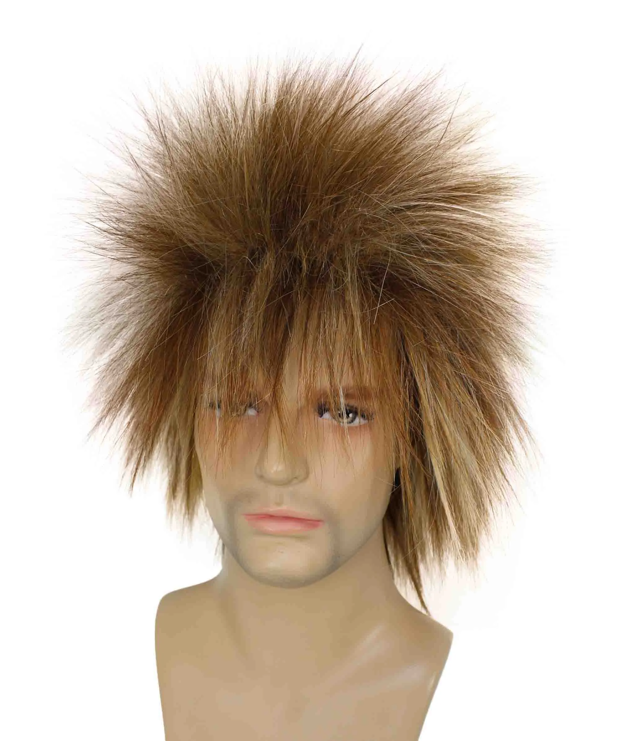 Adult Men's 80’s Rock Style Multi Color Options Wig, Synthetic Soft Fiber Hair, Perfect for your next Festival and Group Anime Party!