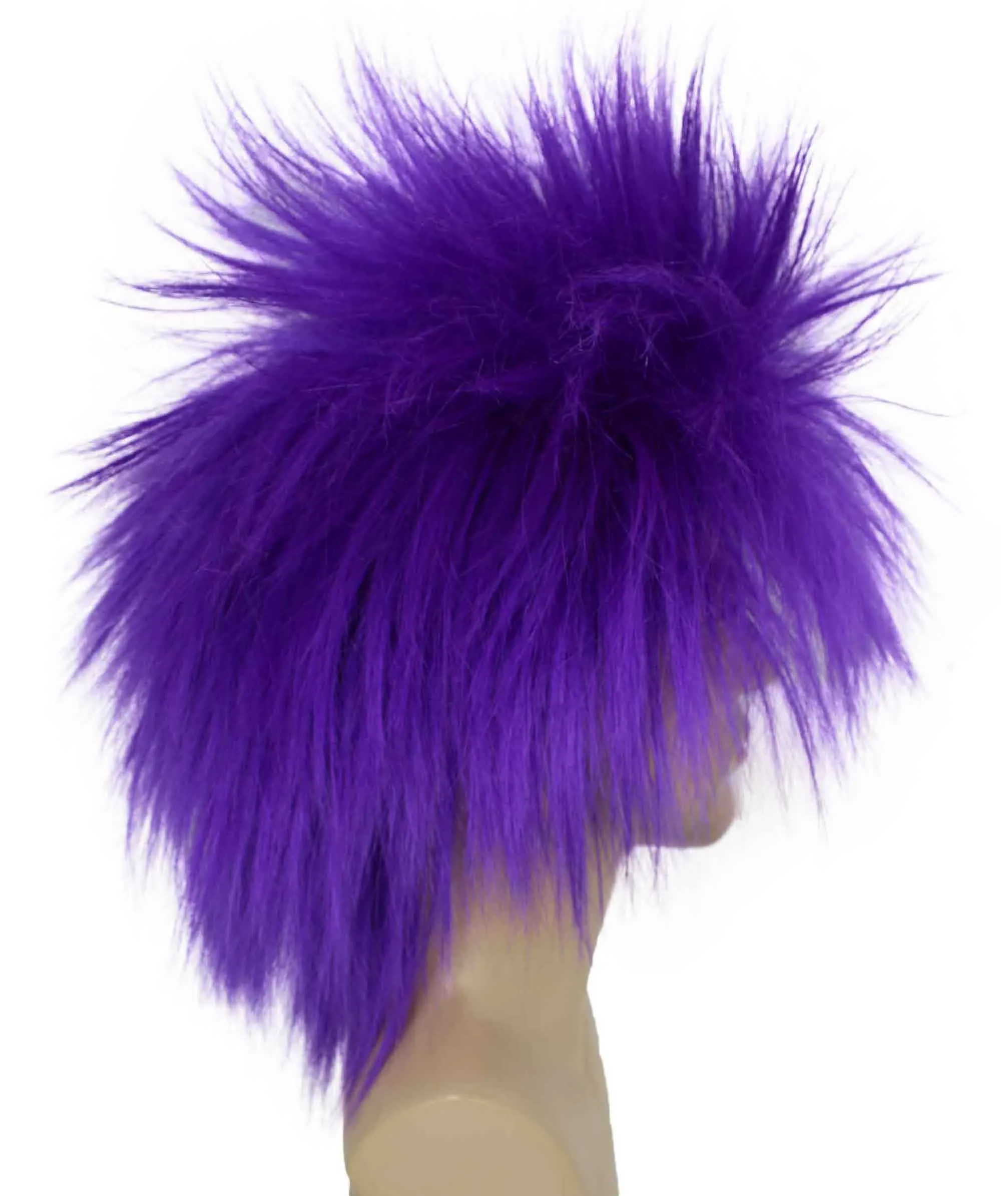 Adult Men's 80’s Rock Style Multi Color Options Wig, Synthetic Soft Fiber Hair, Perfect for your next Festival and Group Anime Party!