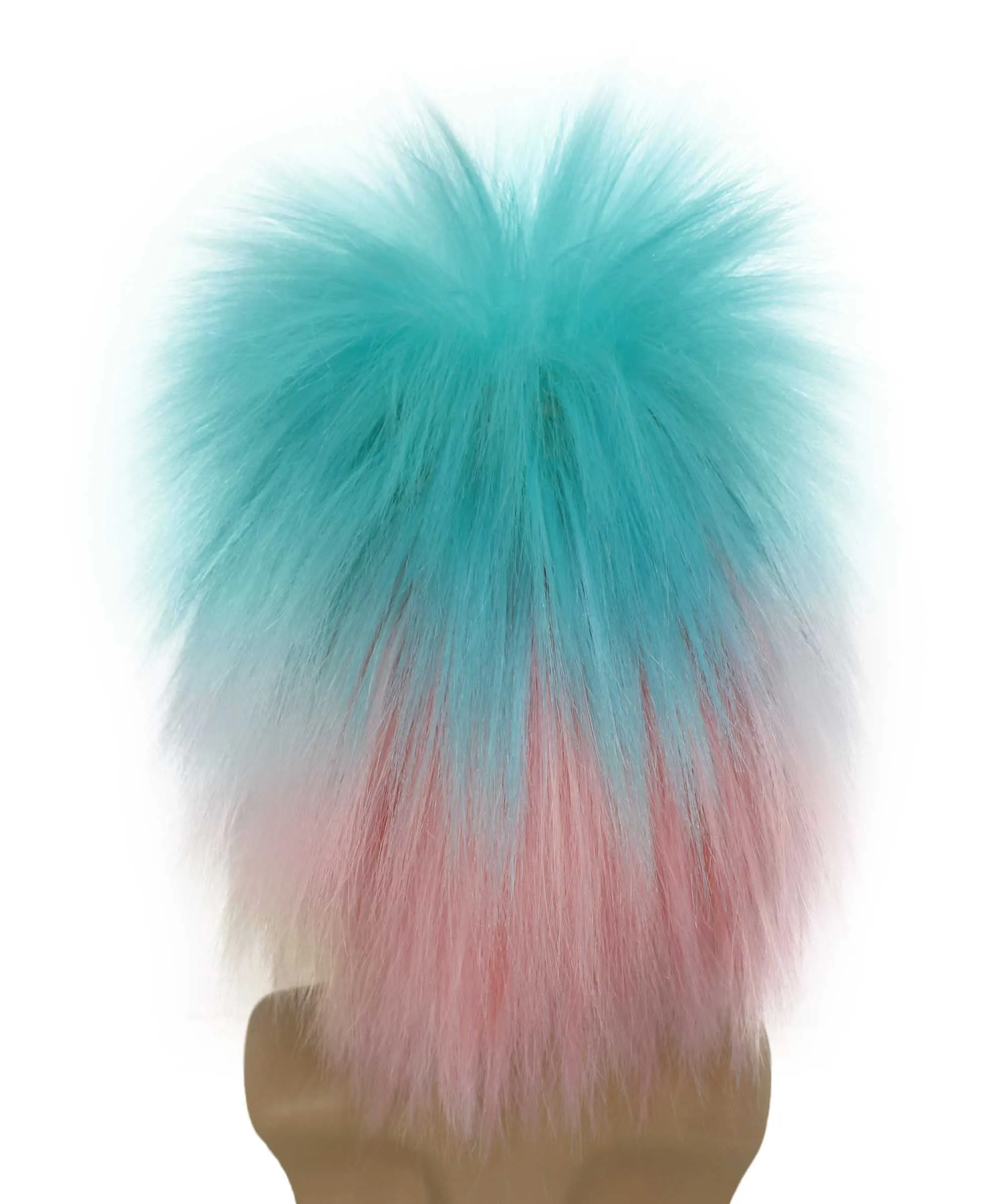 Adult Men's 80’s Rock Style Multi Color Options Wig, Synthetic Soft Fiber Hair, Perfect for your next Festival and Group Anime Party!