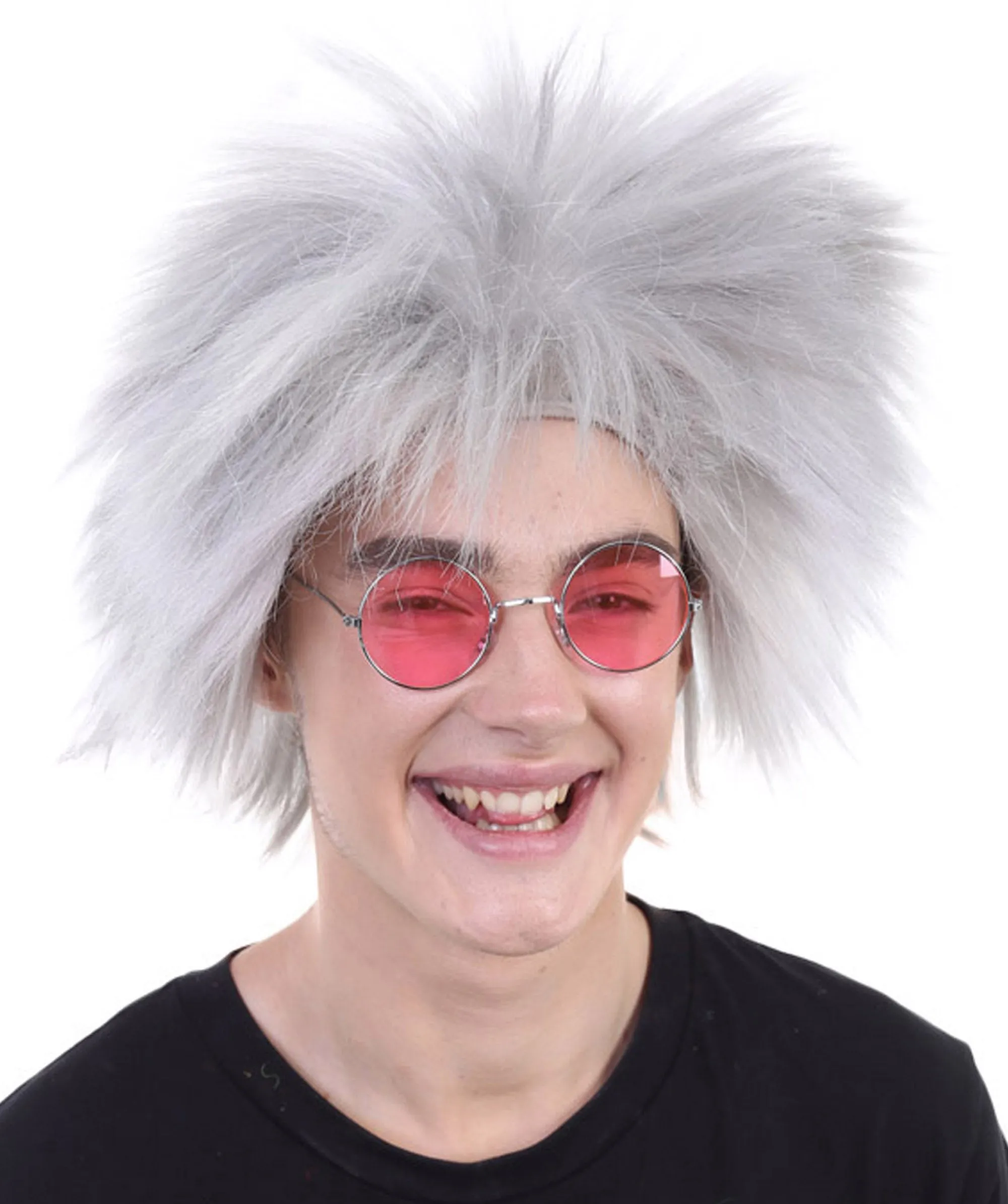 Adult Men's 80’s Rock Style Multi Color Options Wig, Synthetic Soft Fiber Hair, Perfect for your next Festival and Group Anime Party!