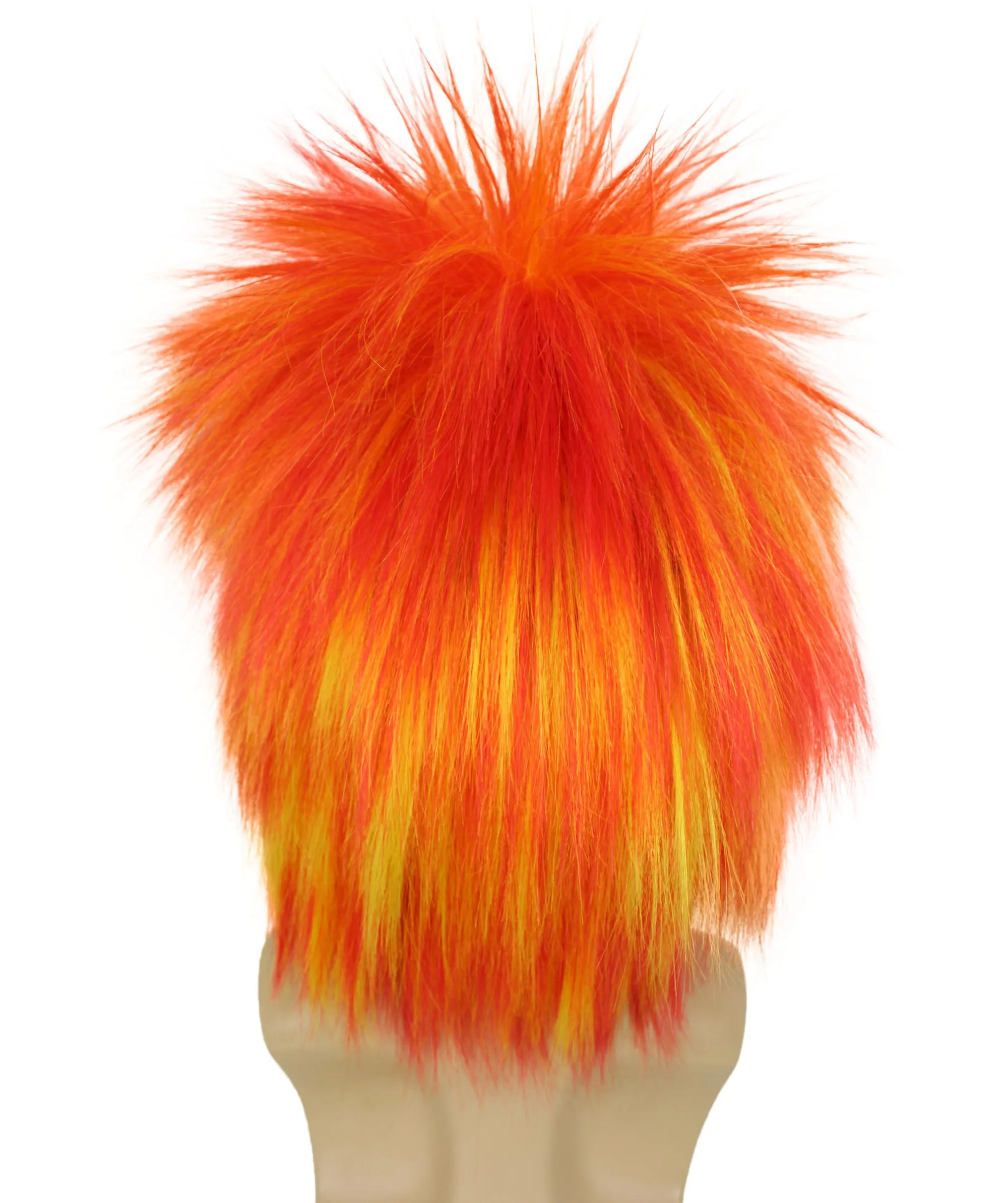 Adult Men's 80’s Rock Style Multi Color Options Wig, Synthetic Soft Fiber Hair, Perfect for your next Festival and Group Anime Party!