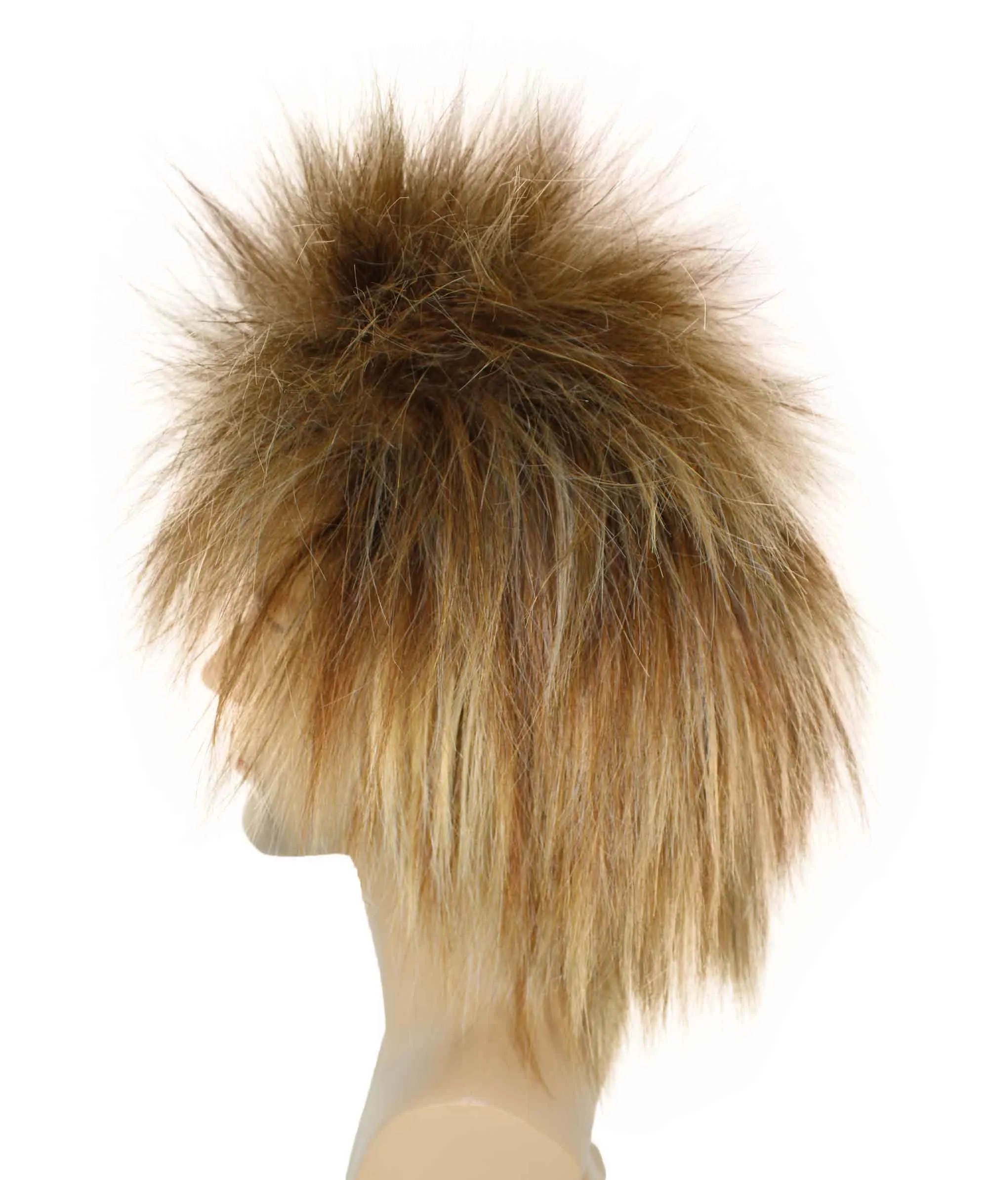 Adult Men's 80’s Rock Style Multi Color Options Wig, Synthetic Soft Fiber Hair, Perfect for your next Festival and Group Anime Party!