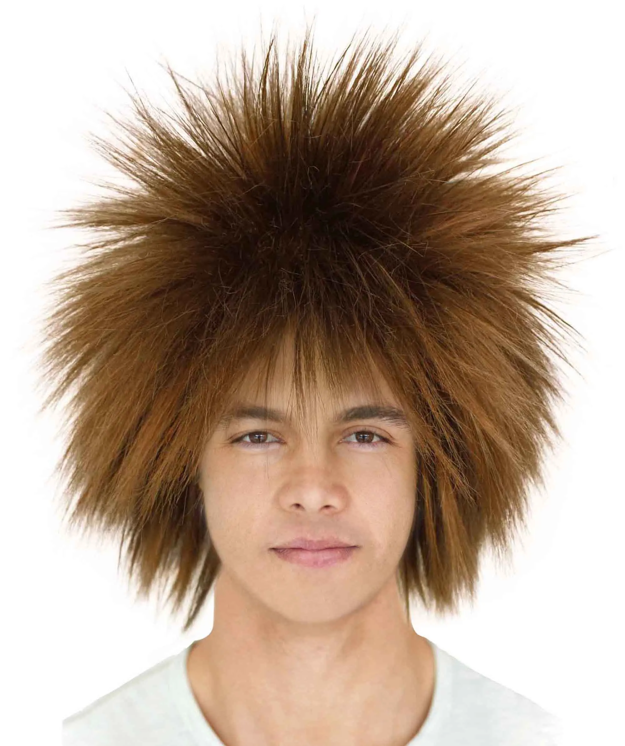 Adult Men's 80’s Rock Style Multi Color Options Wig, Synthetic Soft Fiber Hair, Perfect for your next Festival and Group Anime Party!