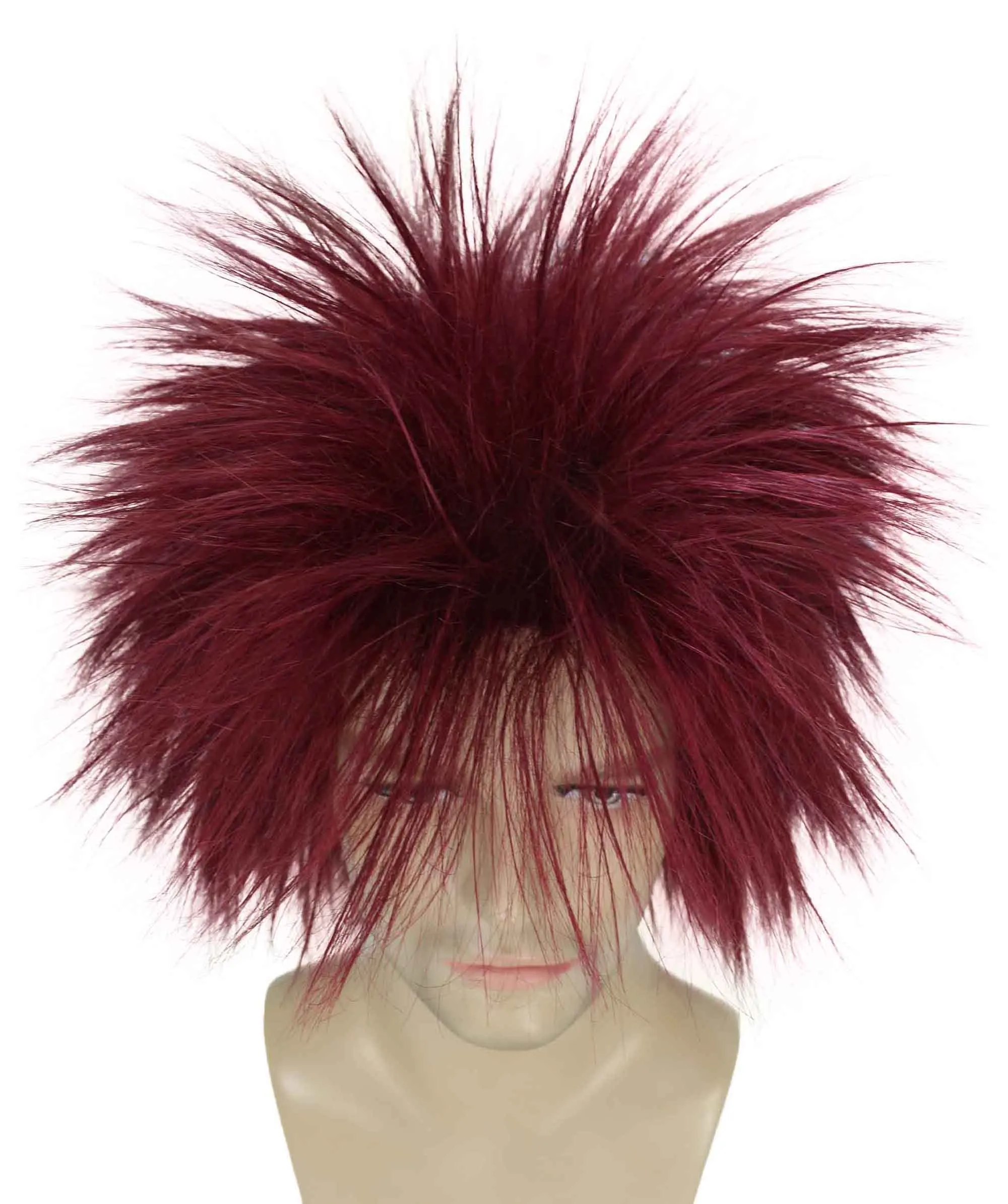 Adult Men's 80’s Rock Style Multi Color Options Wig, Synthetic Soft Fiber Hair, Perfect for your next Festival and Group Anime Party!