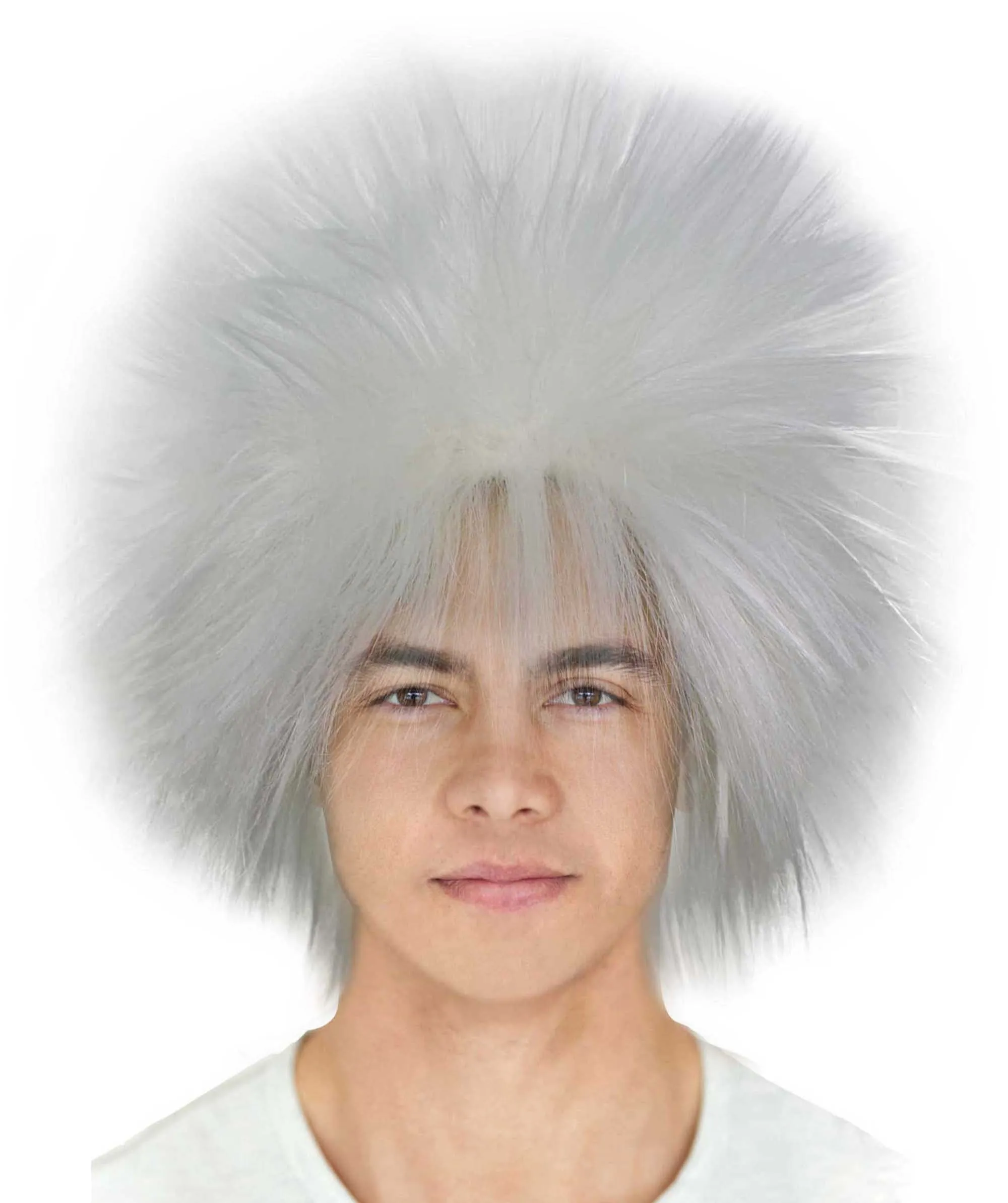 Adult Men's 80’s Rock Style Multi Color Options Wig, Synthetic Soft Fiber Hair, Perfect for your next Festival and Group Anime Party!