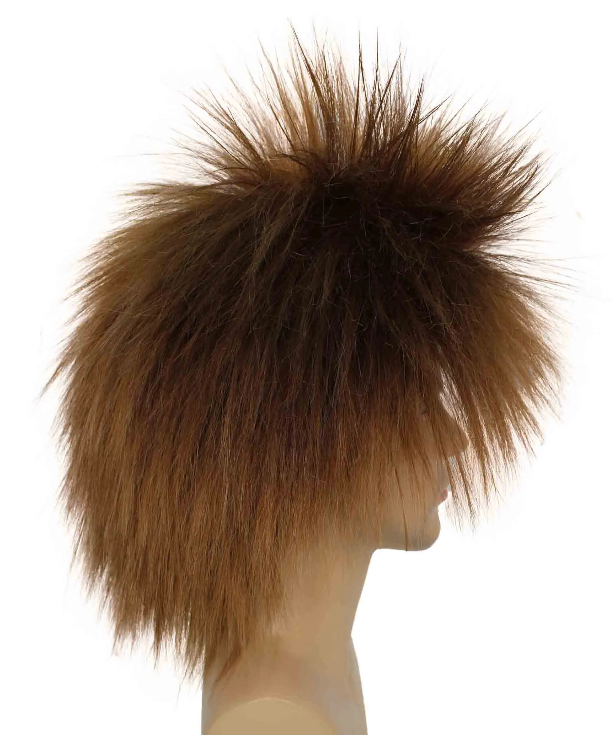 Adult Men's 80’s Rock Style Multi Color Options Wig, Synthetic Soft Fiber Hair, Perfect for your next Festival and Group Anime Party!
