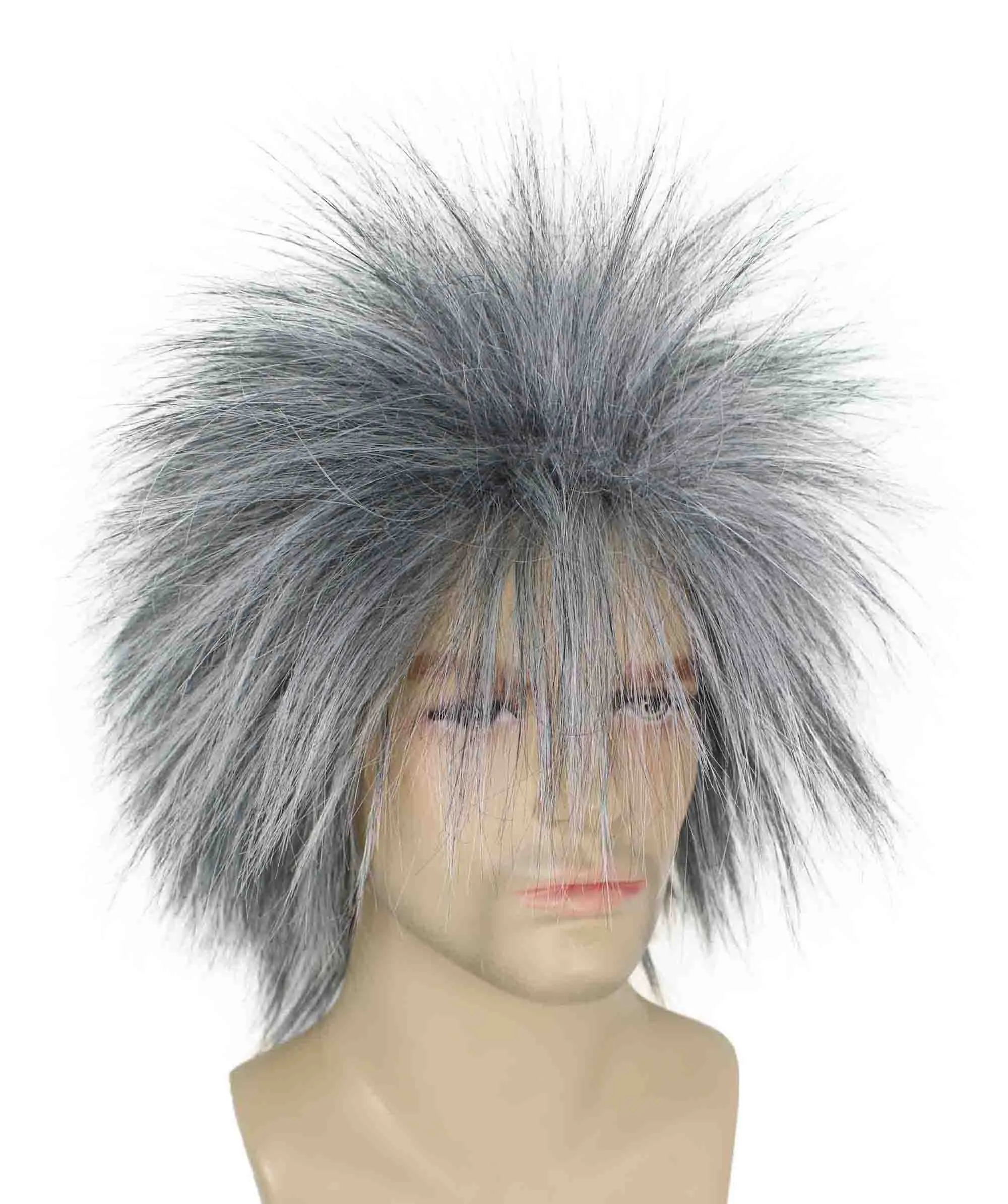 Adult Men's 80’s Rock Style Multi Color Options Wig, Synthetic Soft Fiber Hair, Perfect for your next Festival and Group Anime Party!
