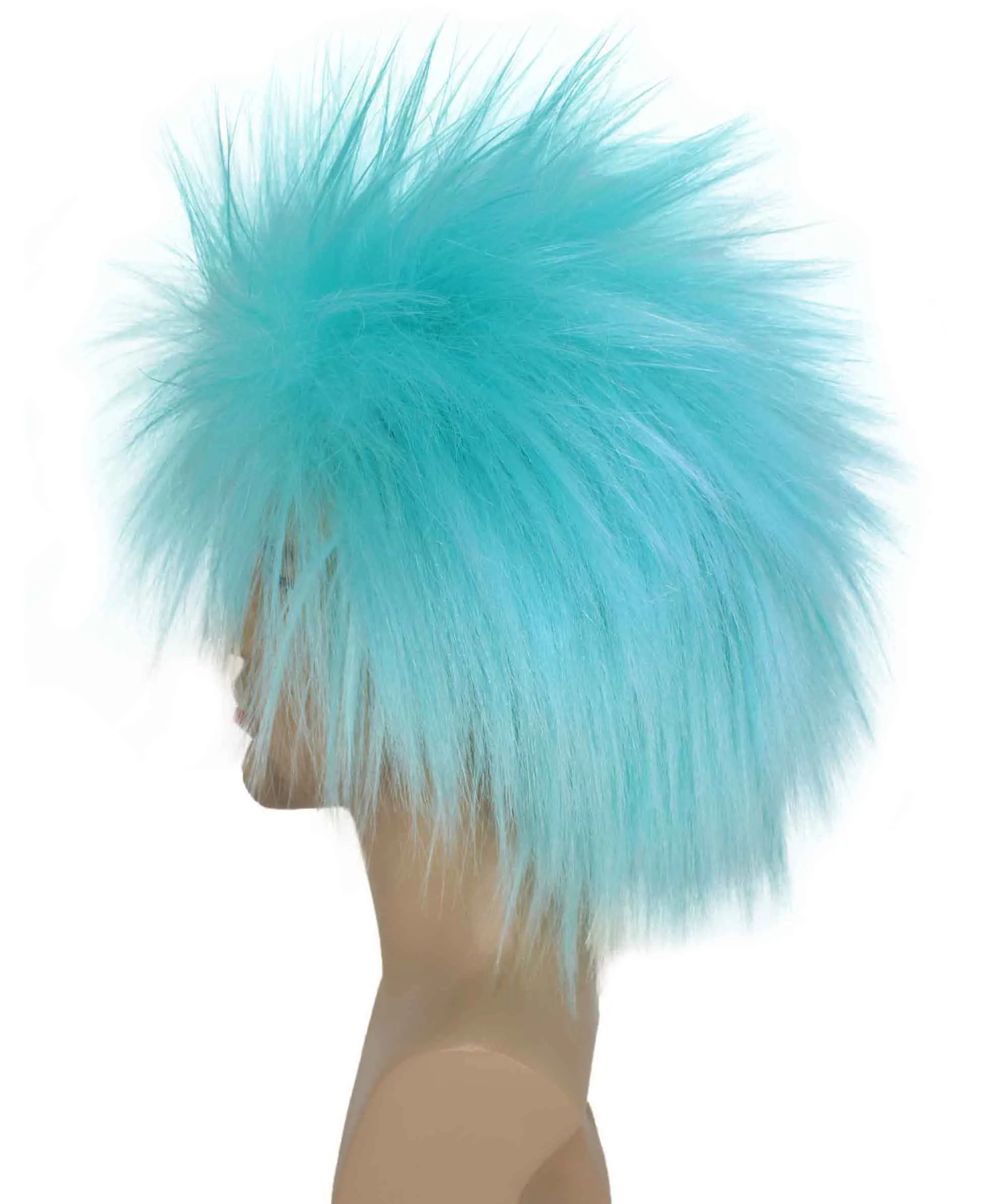 Adult Men's 80’s Rock Style Multi Color Options Wig, Synthetic Soft Fiber Hair, Perfect for your next Festival and Group Anime Party!