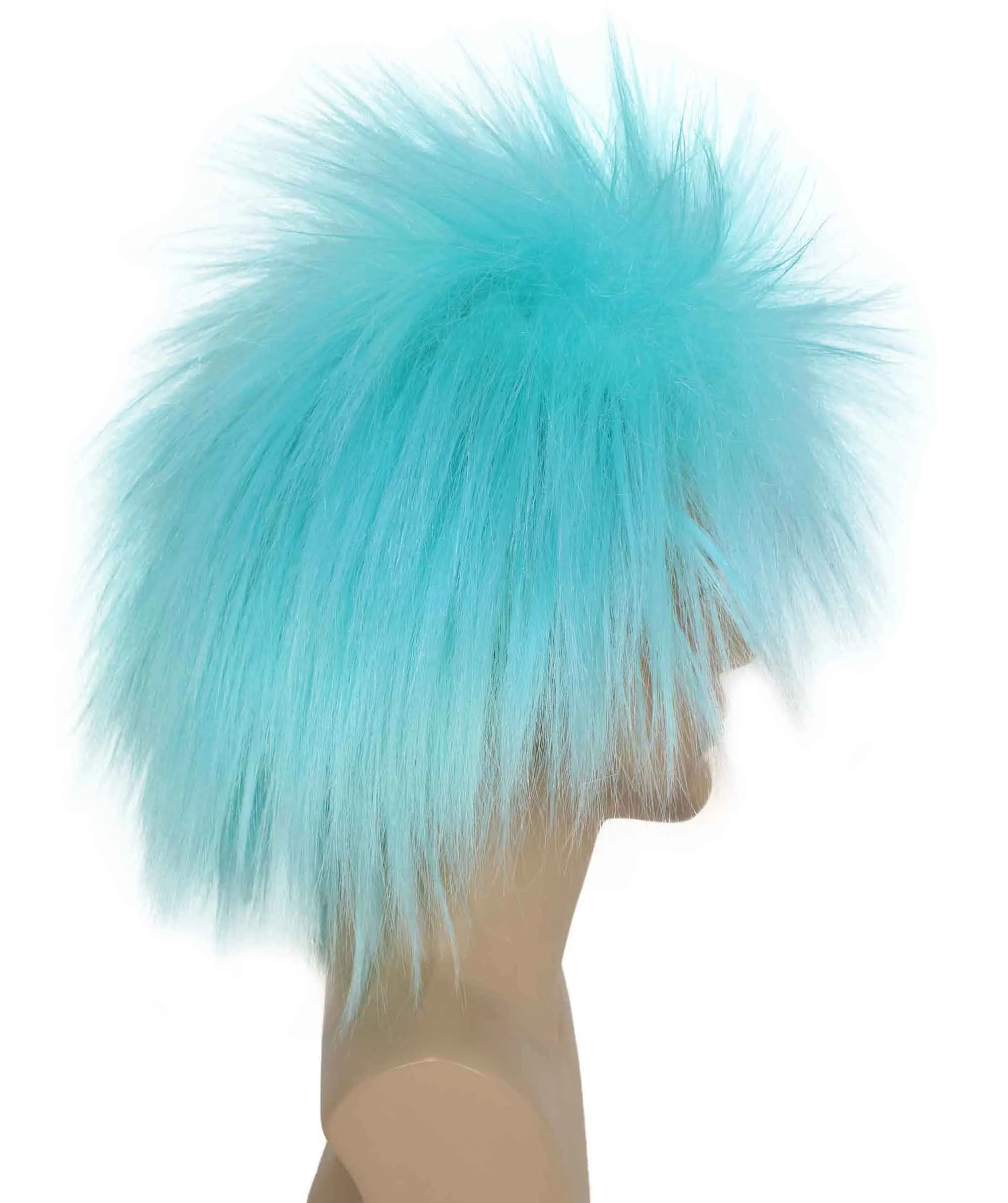 Adult Men's 80’s Rock Style Multi Color Options Wig, Synthetic Soft Fiber Hair, Perfect for your next Festival and Group Anime Party!