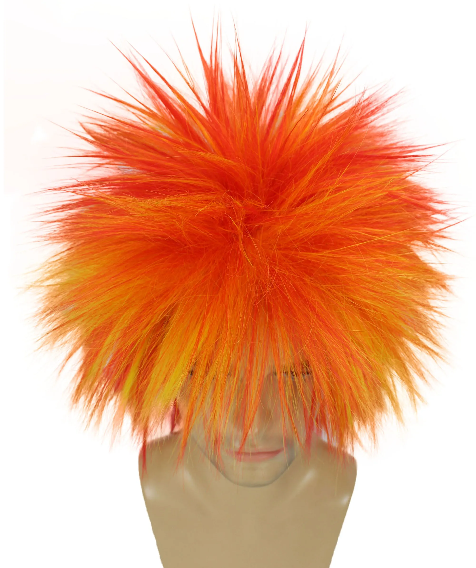 Adult Men's 80’s Rock Style Multi Color Options Wig, Synthetic Soft Fiber Hair, Perfect for your next Festival and Group Anime Party!