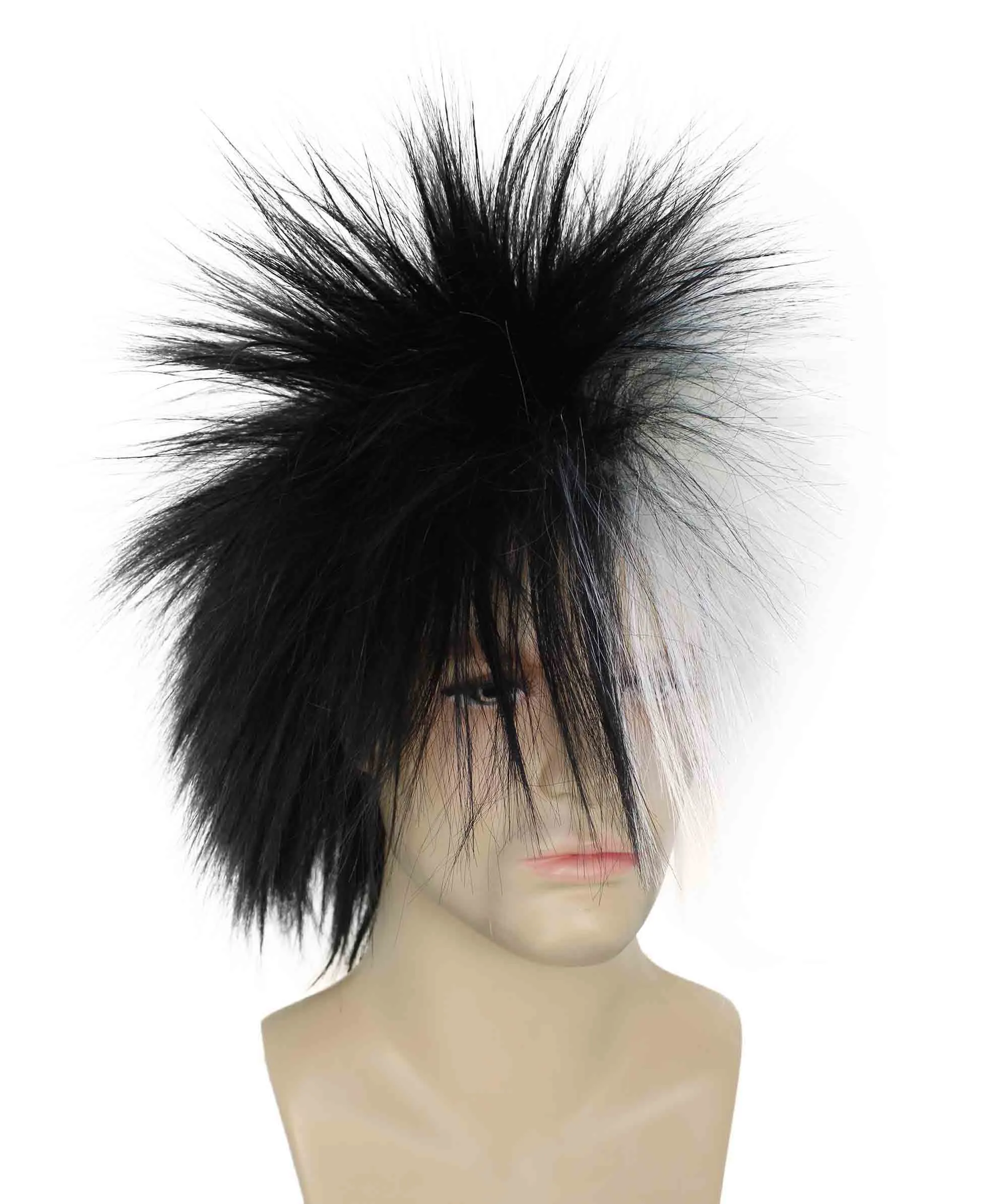Adult Men's 80’s Rock Style Multi Color Options Wig, Synthetic Soft Fiber Hair, Perfect for your next Festival and Group Anime Party!