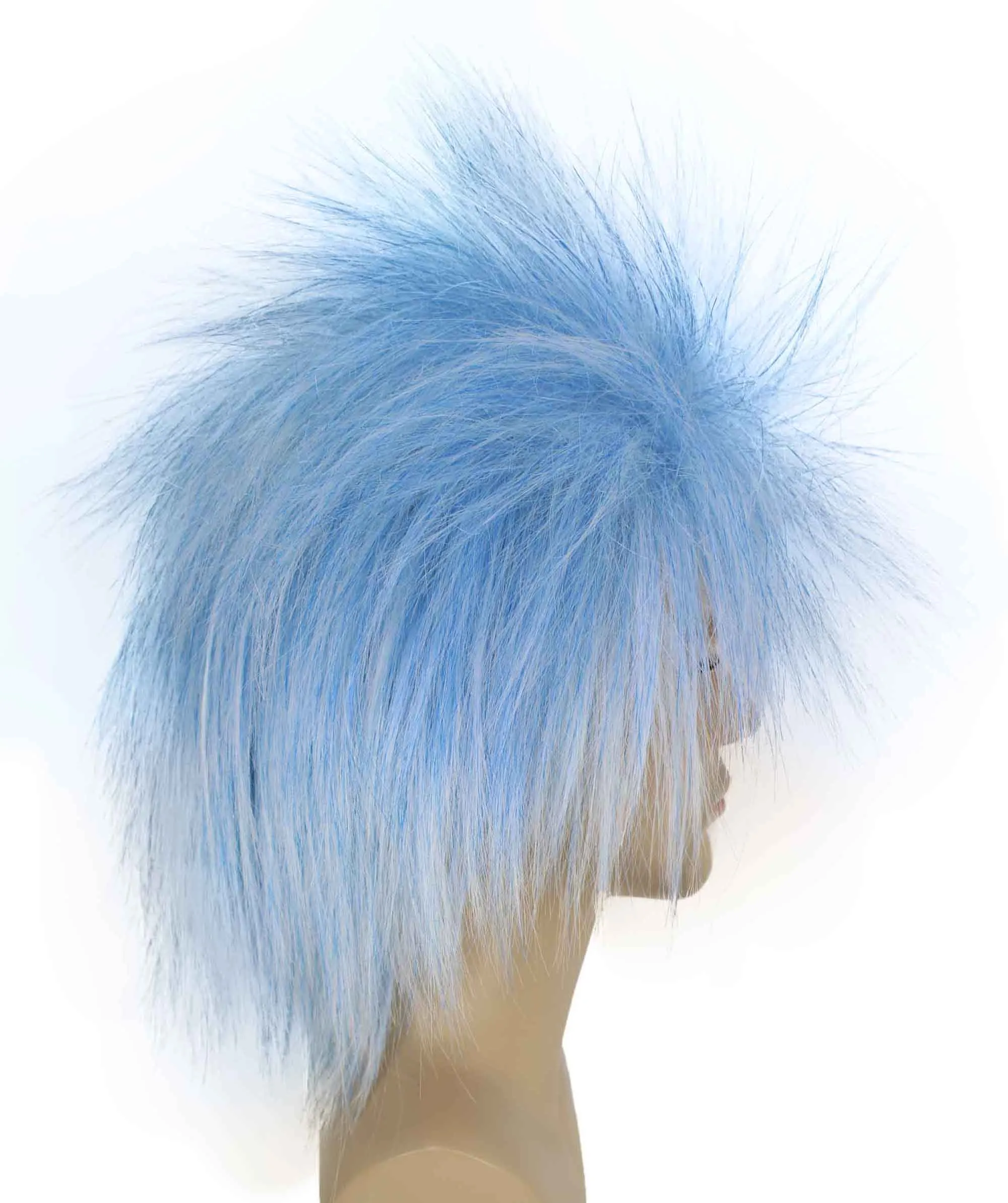 Adult Men's 80’s Rock Style Multi Color Options Wig, Synthetic Soft Fiber Hair, Perfect for your next Festival and Group Anime Party!