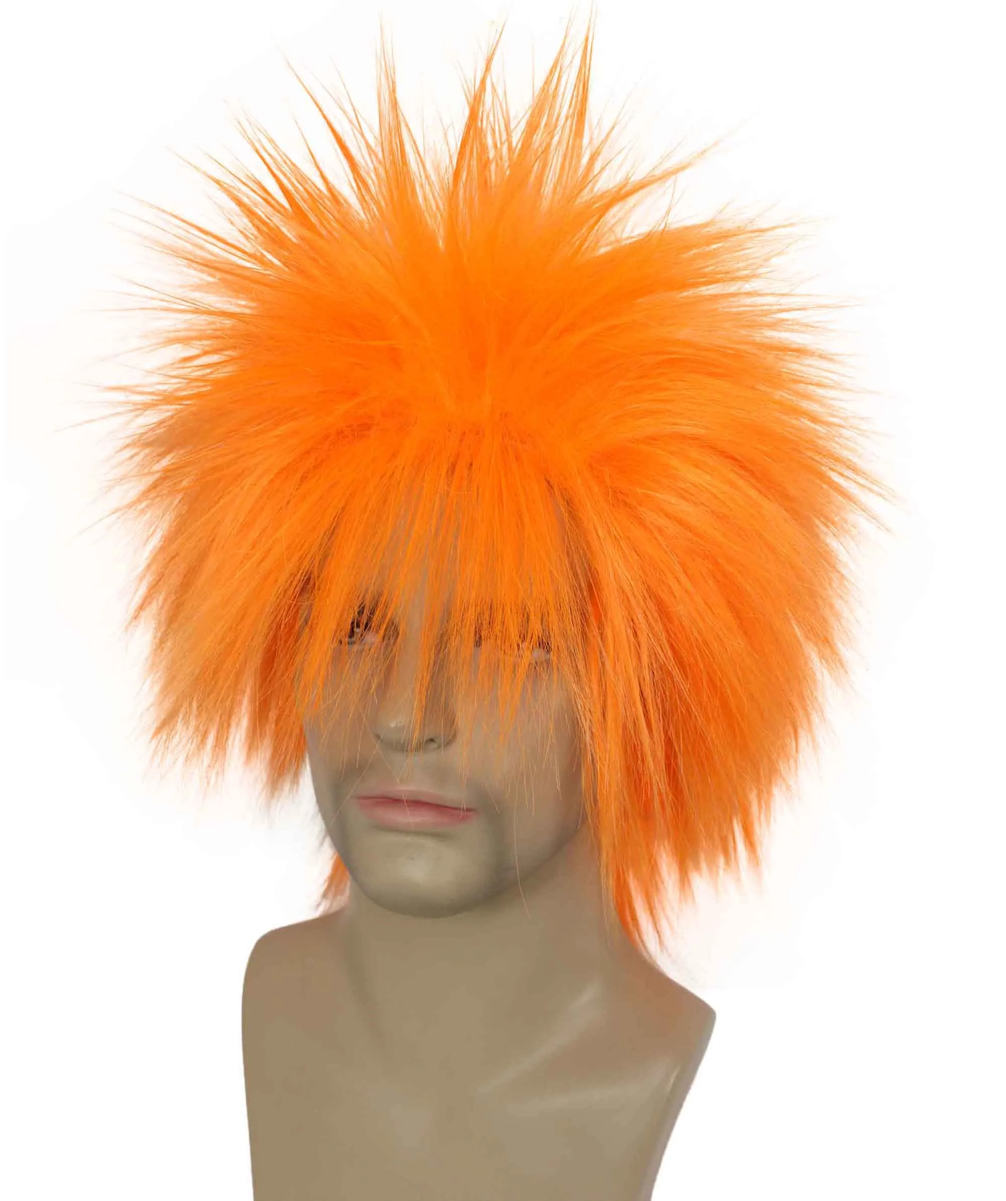 Adult Men's 80’s Rock Style Multi Color Options Wig, Synthetic Soft Fiber Hair, Perfect for your next Festival and Group Anime Party!
