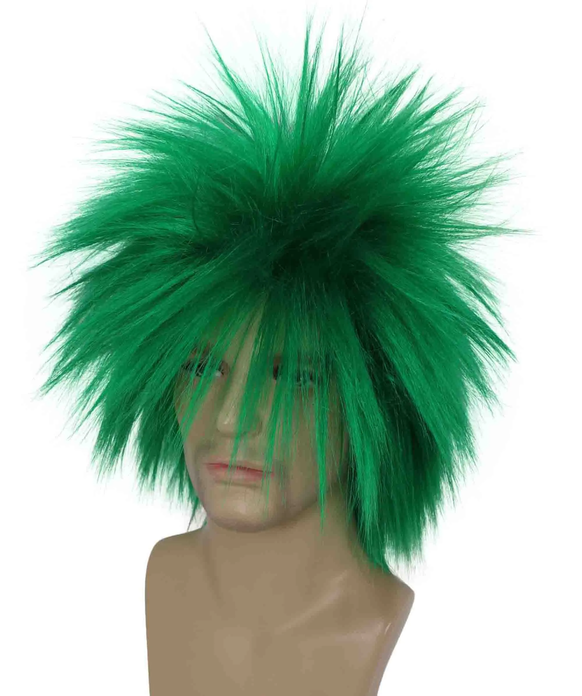 Adult Men's 80’s Rock Style Multi Color Options Wig, Synthetic Soft Fiber Hair, Perfect for your next Festival and Group Anime Party!