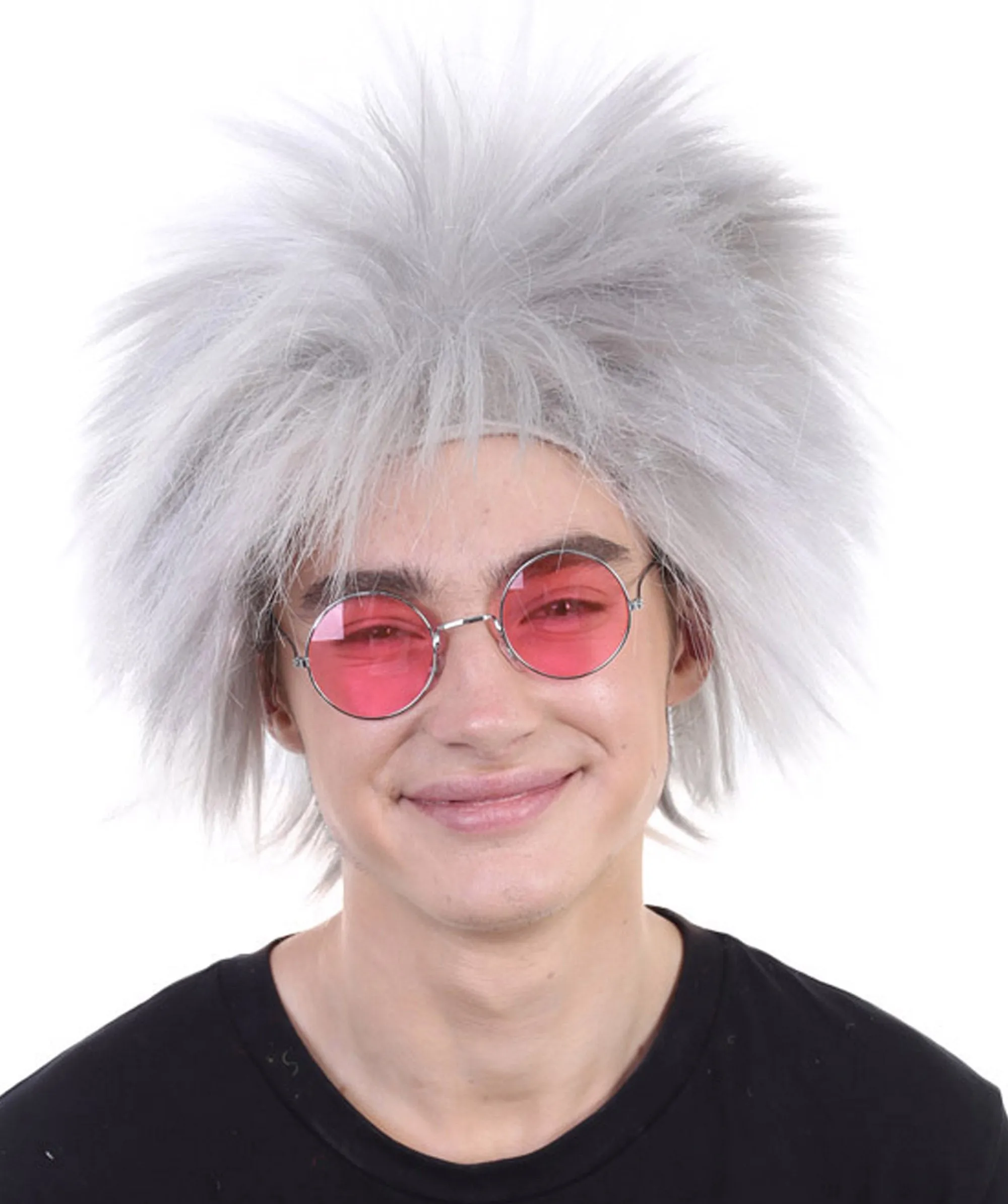 Adult Men's 80’s Rock Style Multi Color Options Wig, Synthetic Soft Fiber Hair, Perfect for your next Festival and Group Anime Party!