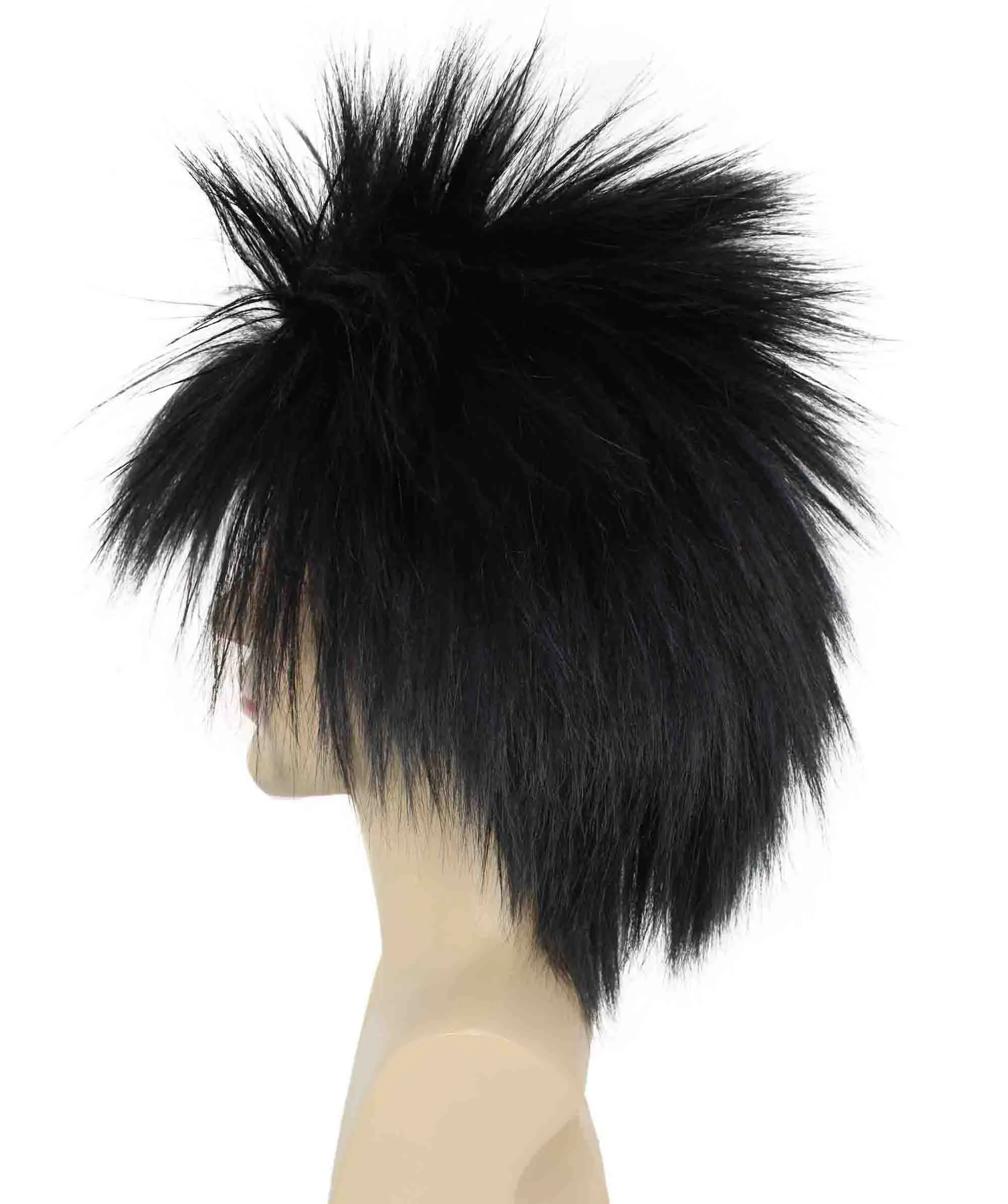 Adult Men's 80’s Rock Style Multi Color Options Wig, Synthetic Soft Fiber Hair, Perfect for your next Festival and Group Anime Party!