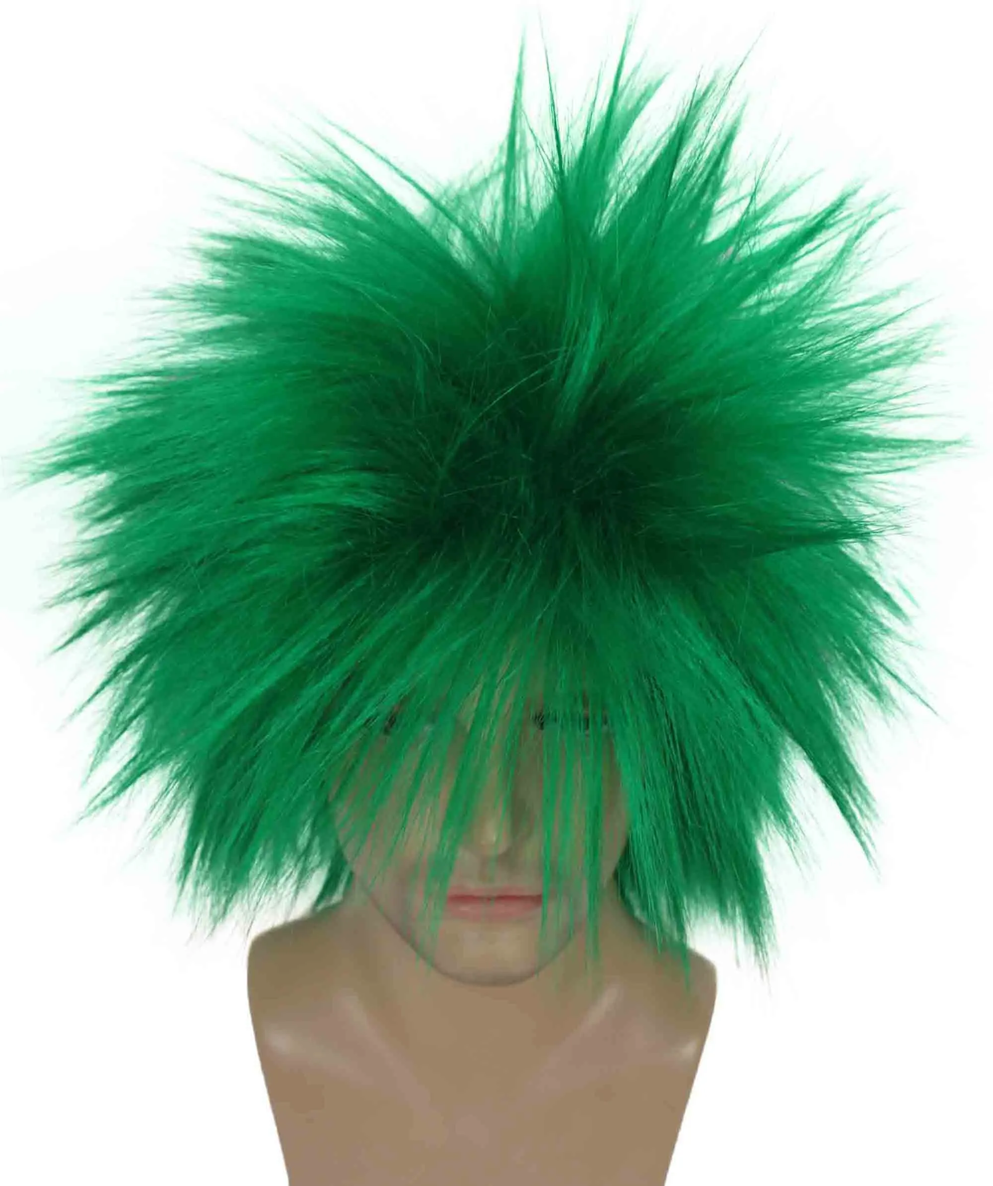 Adult Men's 80’s Rock Style Multi Color Options Wig, Synthetic Soft Fiber Hair, Perfect for your next Festival and Group Anime Party!