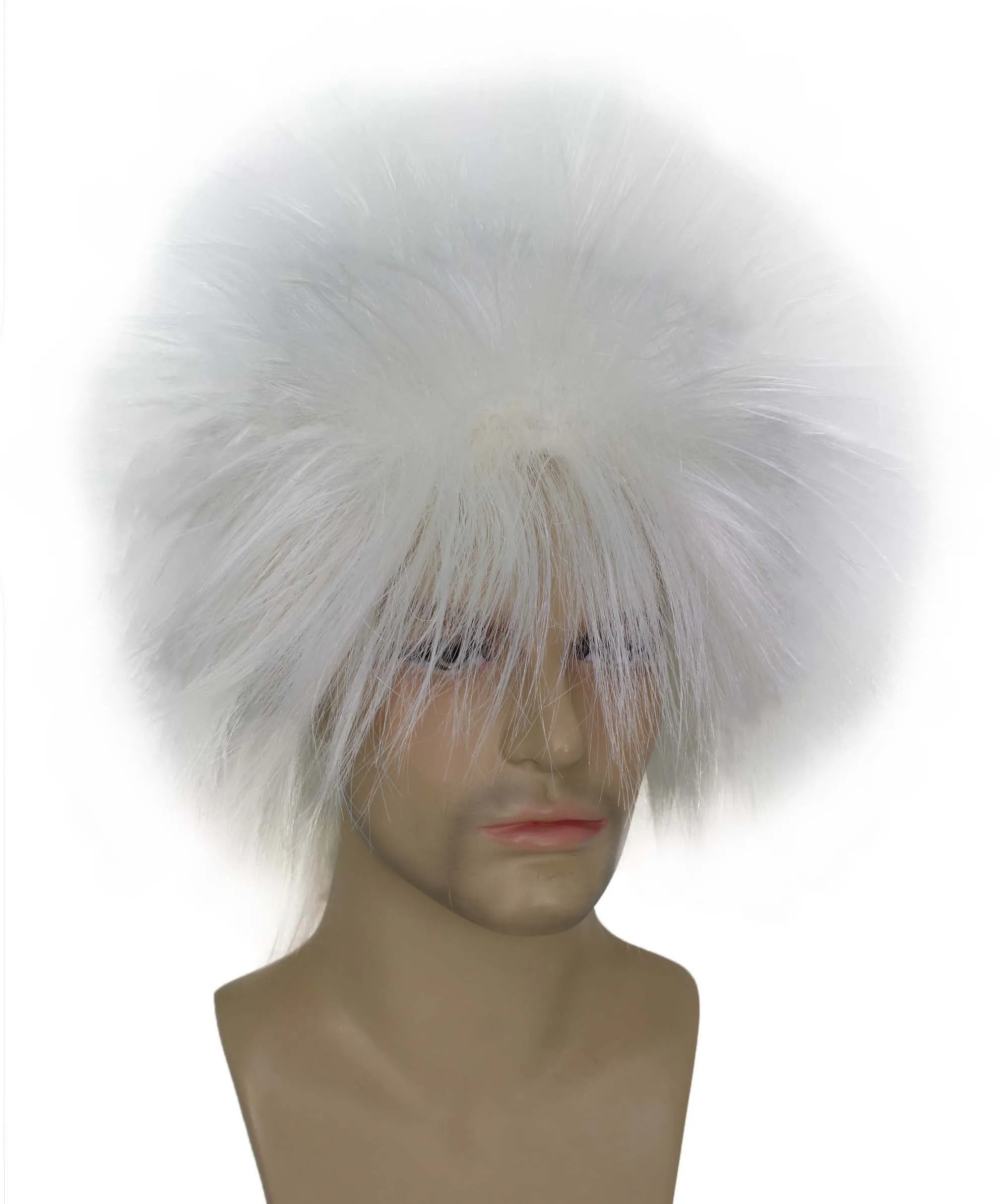 Adult Men's 80’s Rock Style Multi Color Options Wig, Synthetic Soft Fiber Hair, Perfect for your next Festival and Group Anime Party!