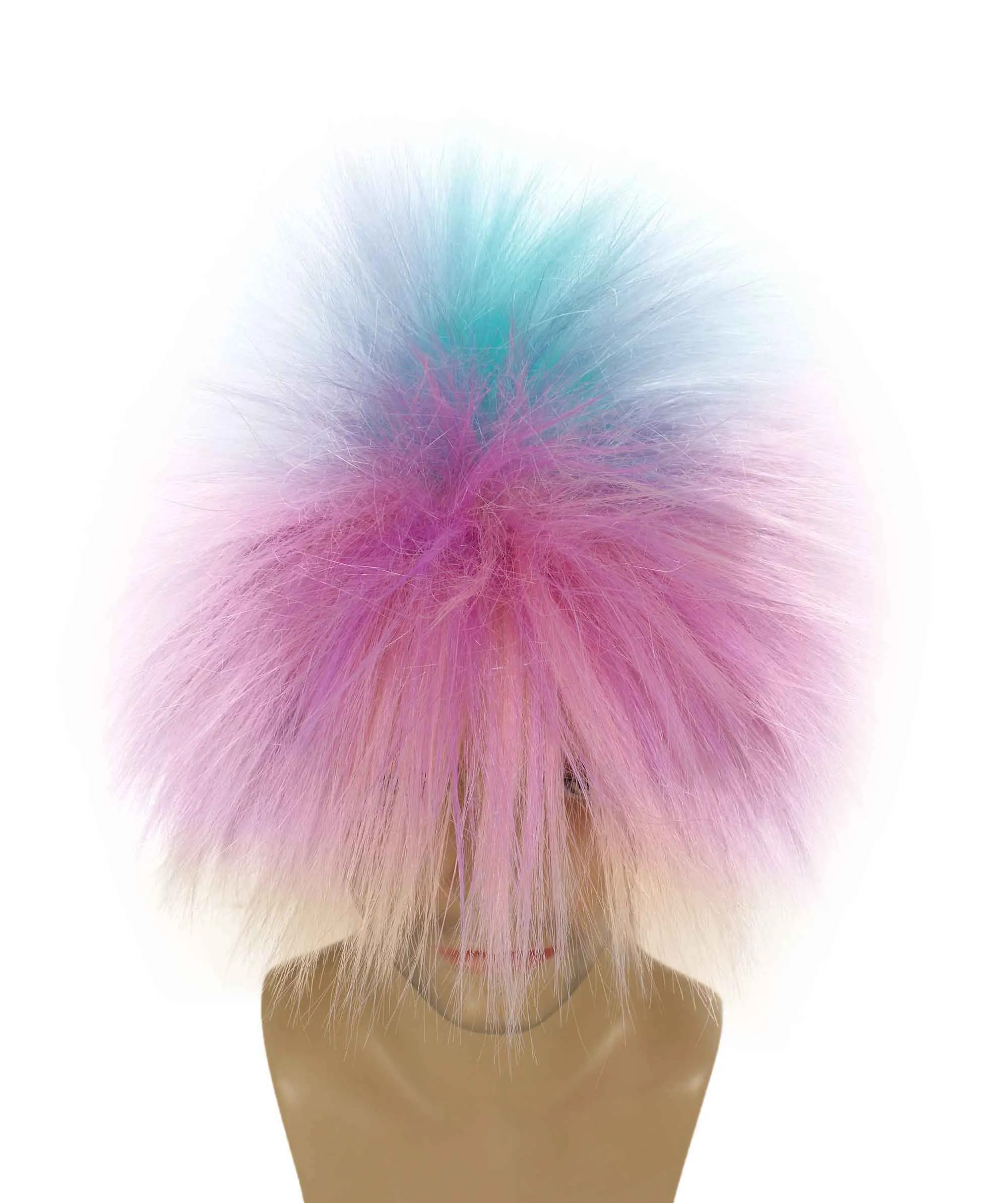Adult Men's 80’s Rock Style Multi Color Options Wig, Synthetic Soft Fiber Hair, Perfect for your next Festival and Group Anime Party!