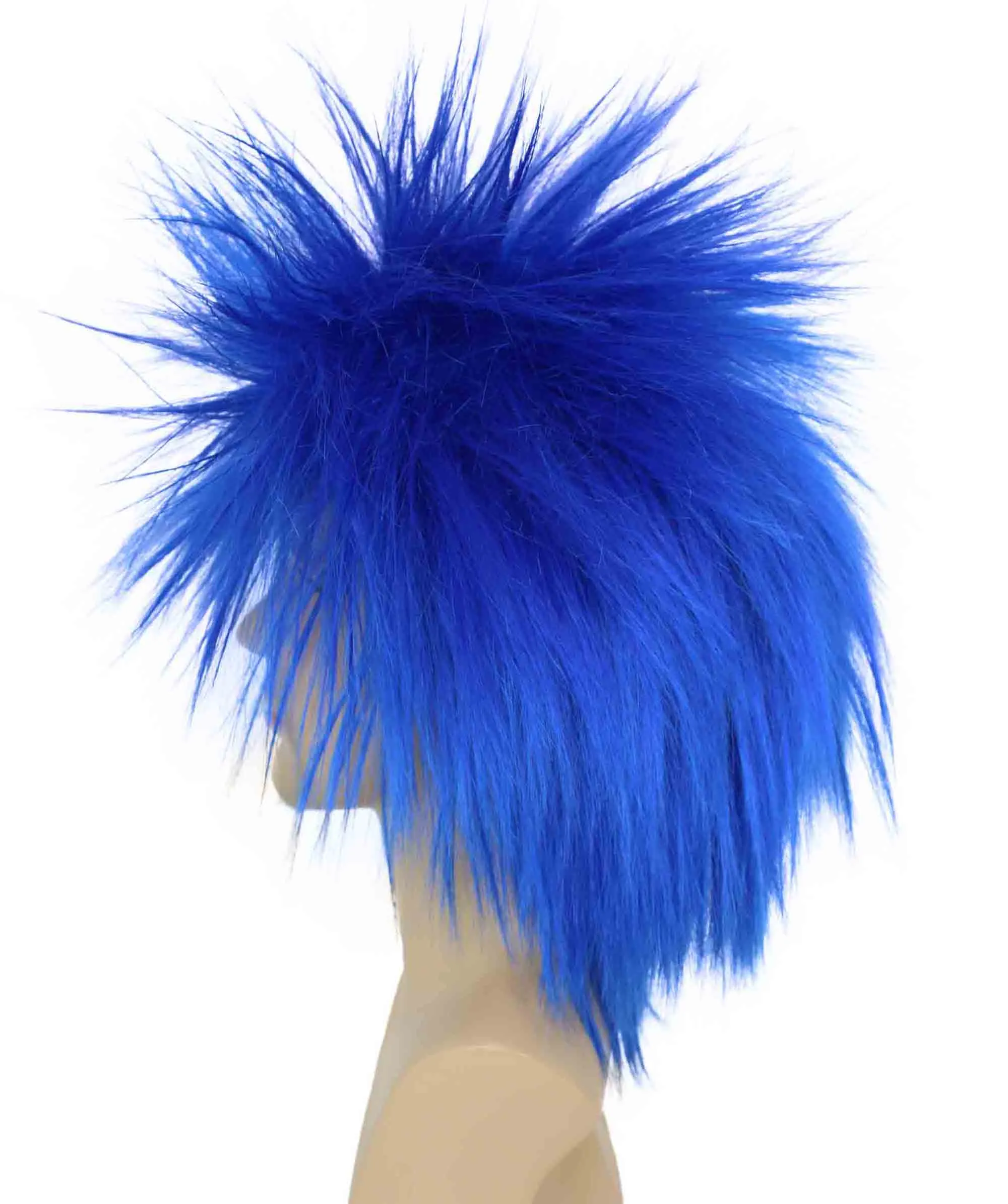 Adult Men's 80’s Rock Style Multi Color Options Wig, Synthetic Soft Fiber Hair, Perfect for your next Festival and Group Anime Party!