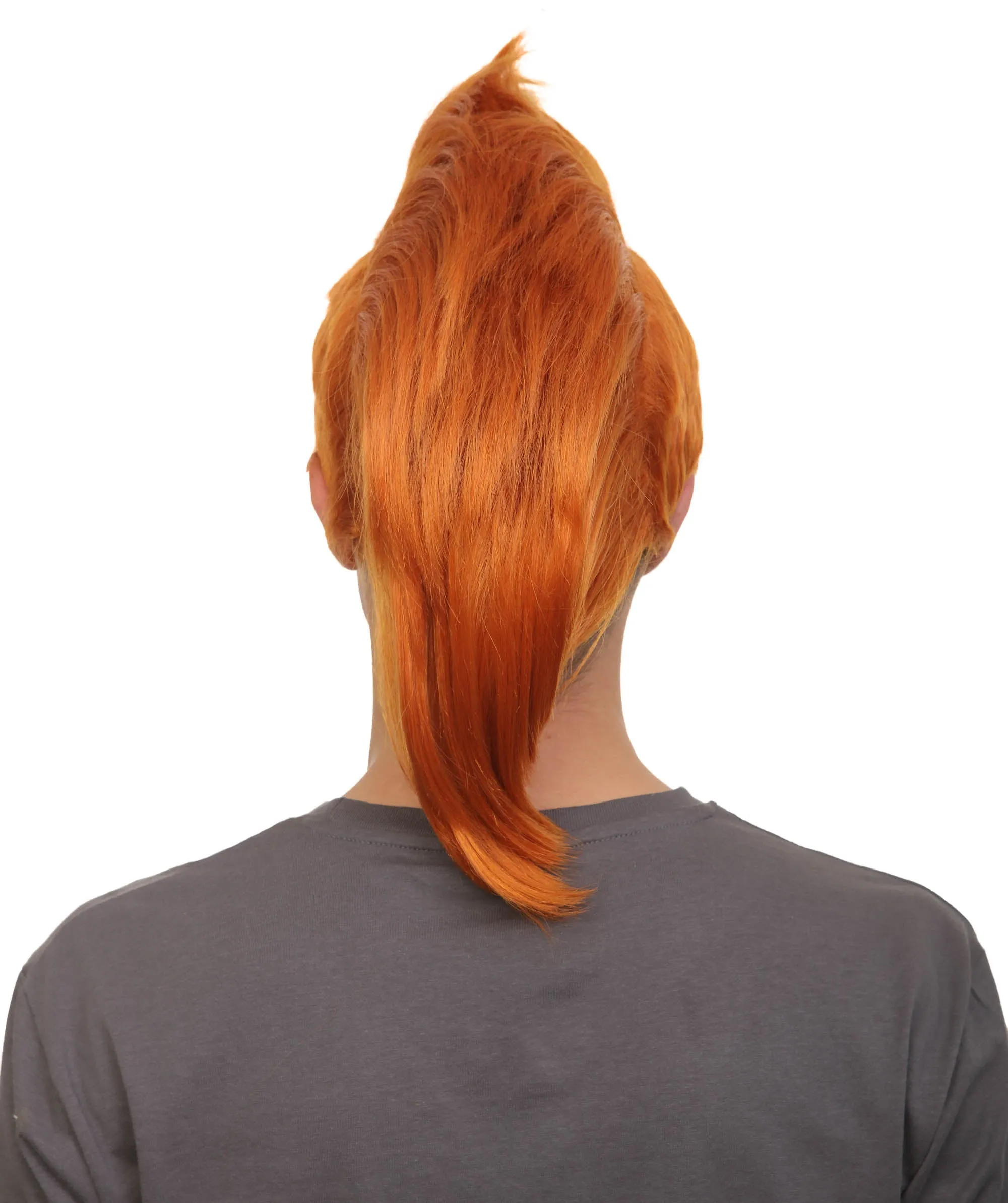 Adult Men’s  Animated Goofy Dog Movie Strawberry-blond Mohawk Wig | Perfect for Halloween | Flame-retardant Synthetic Fiber