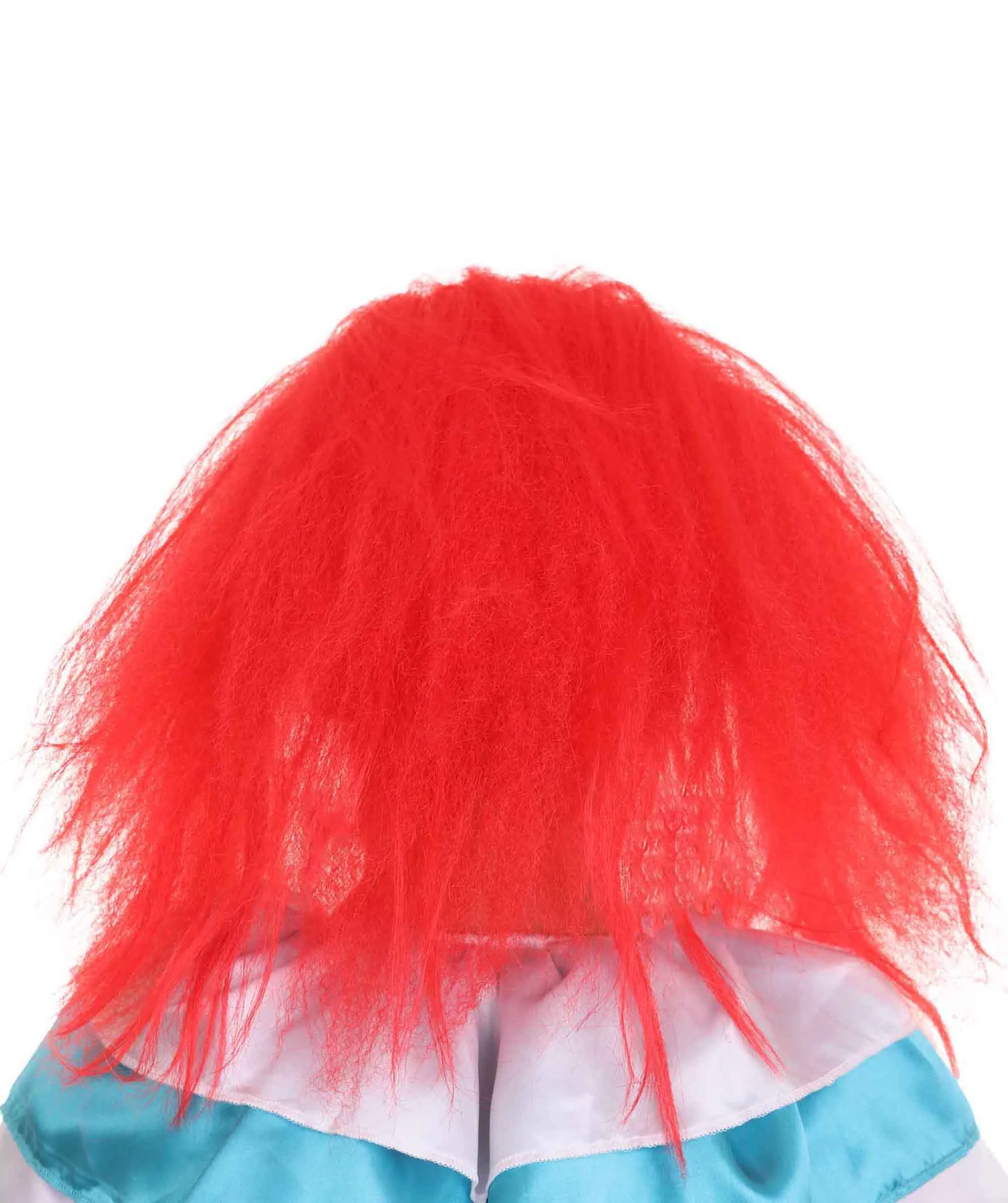 Adult Men's Funny Half Bald Head Wig | Suitable for Halloween and Cosplay | Multiple Color Options | Flame-retardant Synthetic Fiber