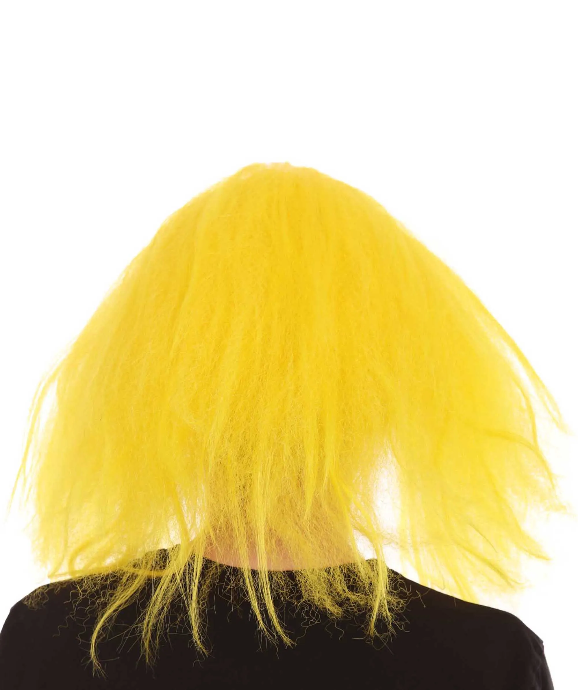 Adult Men's Funny Half Bald Head Wig | Suitable for Halloween and Cosplay | Multiple Color Options | Flame-retardant Synthetic Fiber