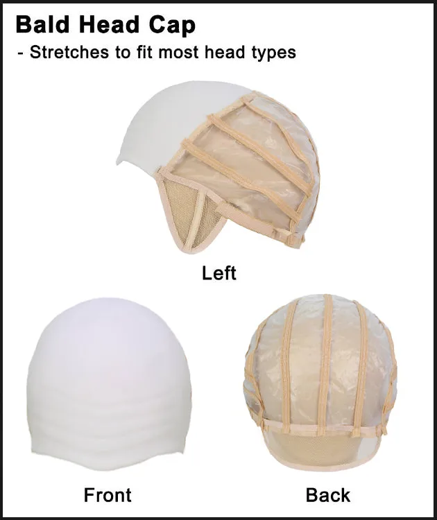 Adult Men's Funny Half Bald Head Wig | Suitable for Halloween and Cosplay | Multiple Color Options | Flame-retardant Synthetic Fiber