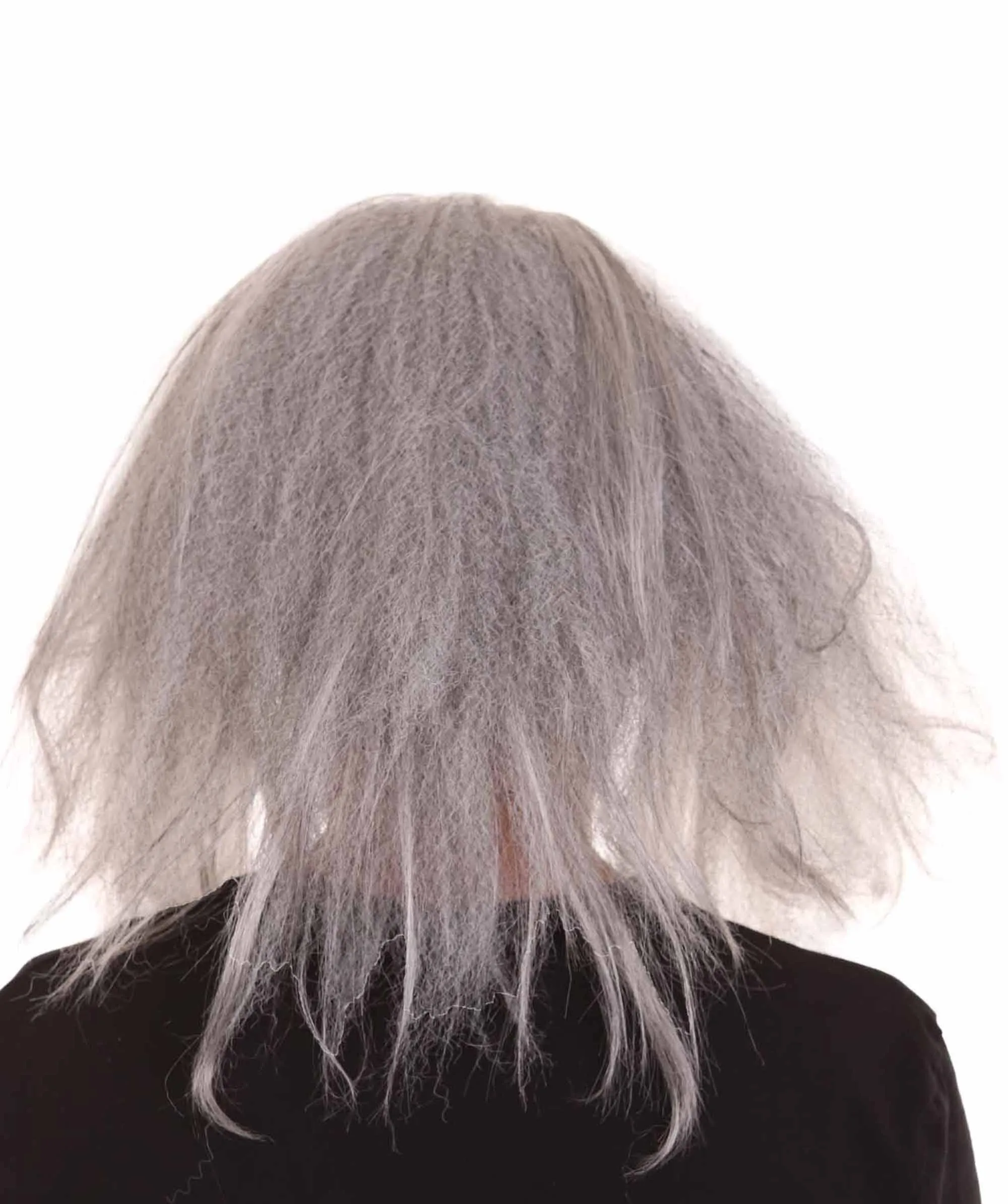 Adult Men's Funny Half Bald Head Wig | Suitable for Halloween and Cosplay | Multiple Color Options | Flame-retardant Synthetic Fiber
