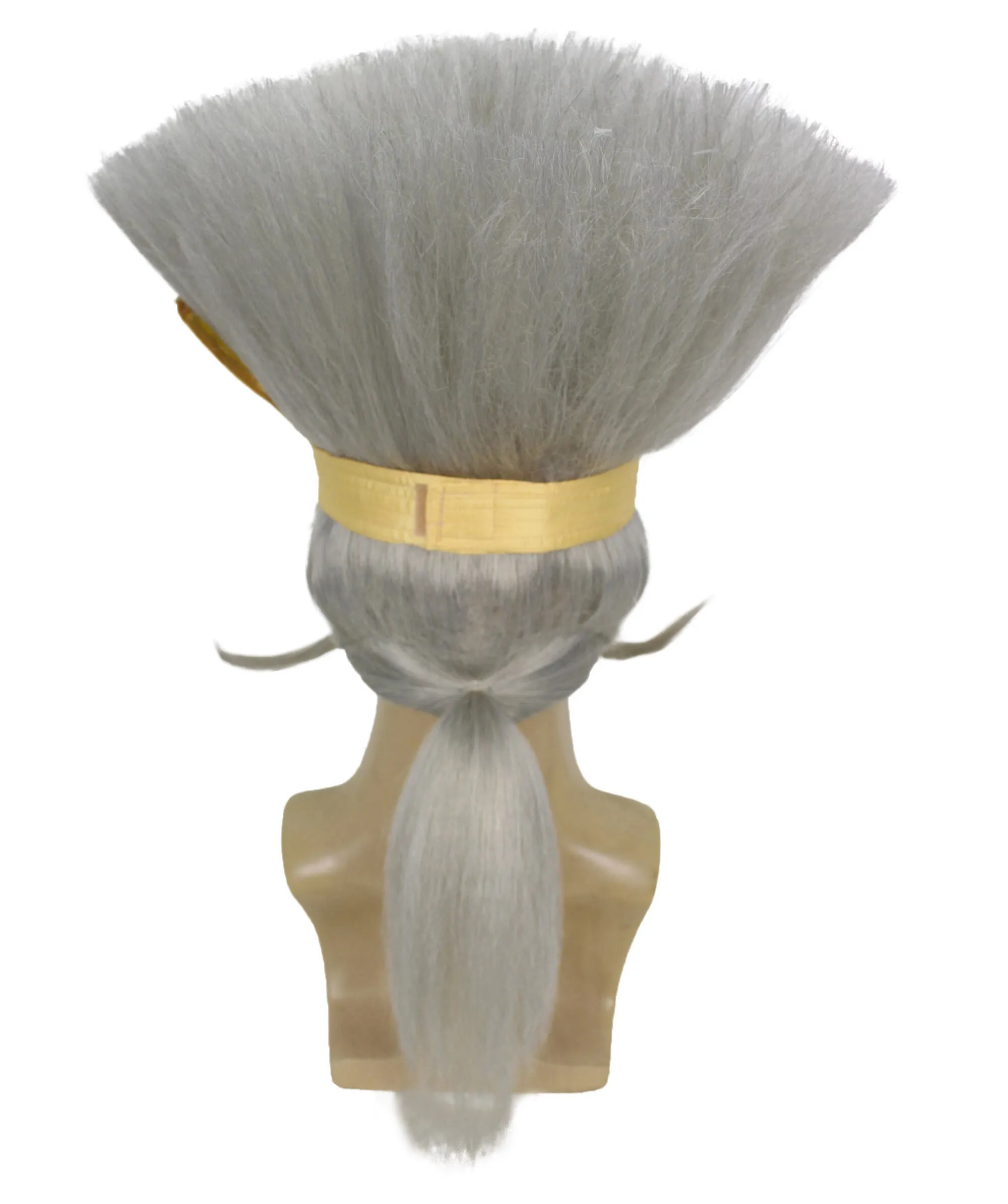 Adult Men's Legendary Grey Sorcerer Wig | Perfect for Halloween | Flame-retardant Synthetic Fiber