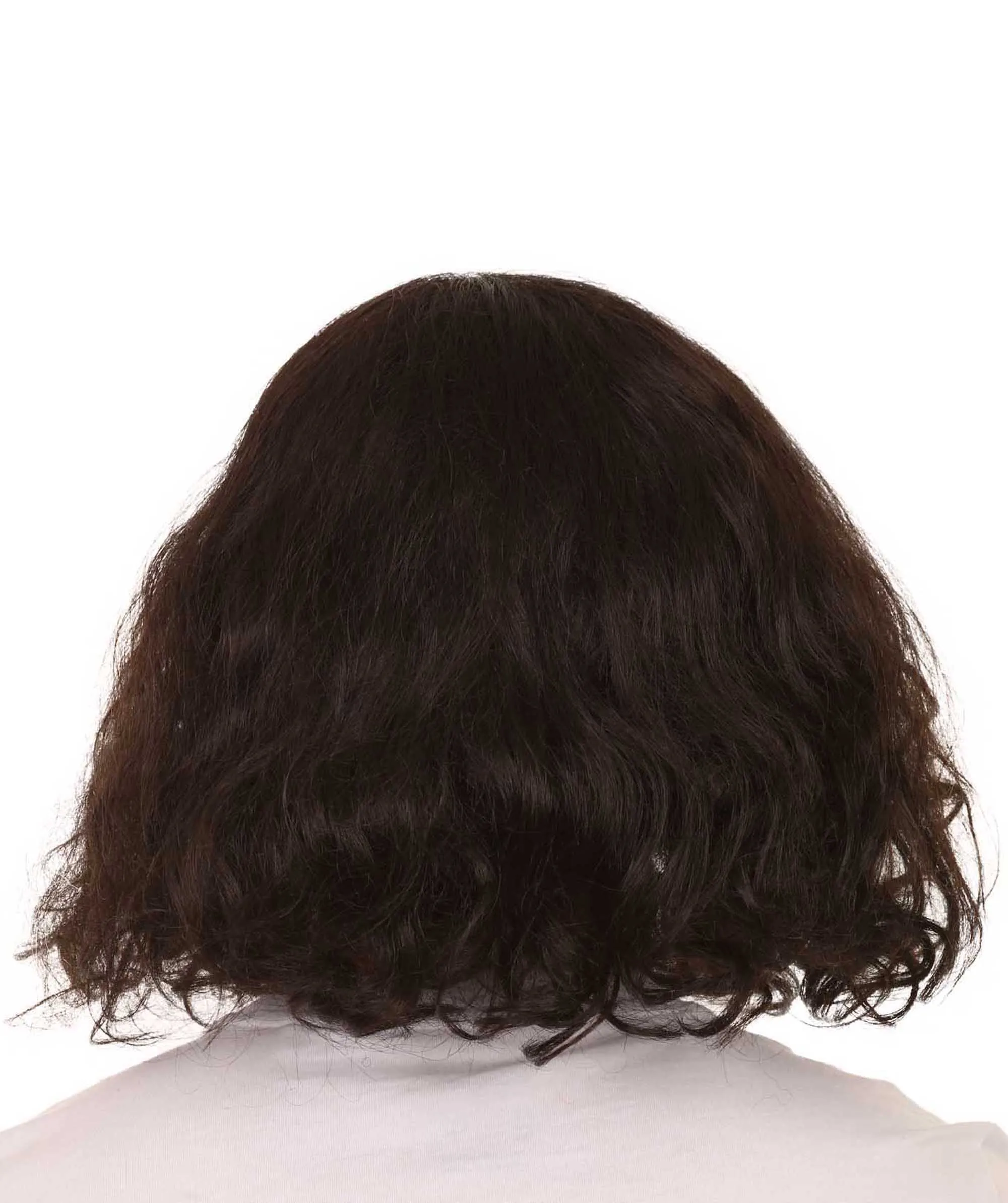Adult Men's Medium Length Curly Halloween Cosplay Party Sophisticated Scholar Gentleman Knight Costume Wig, Synthetic Fiber Soft Hair,  | HPO