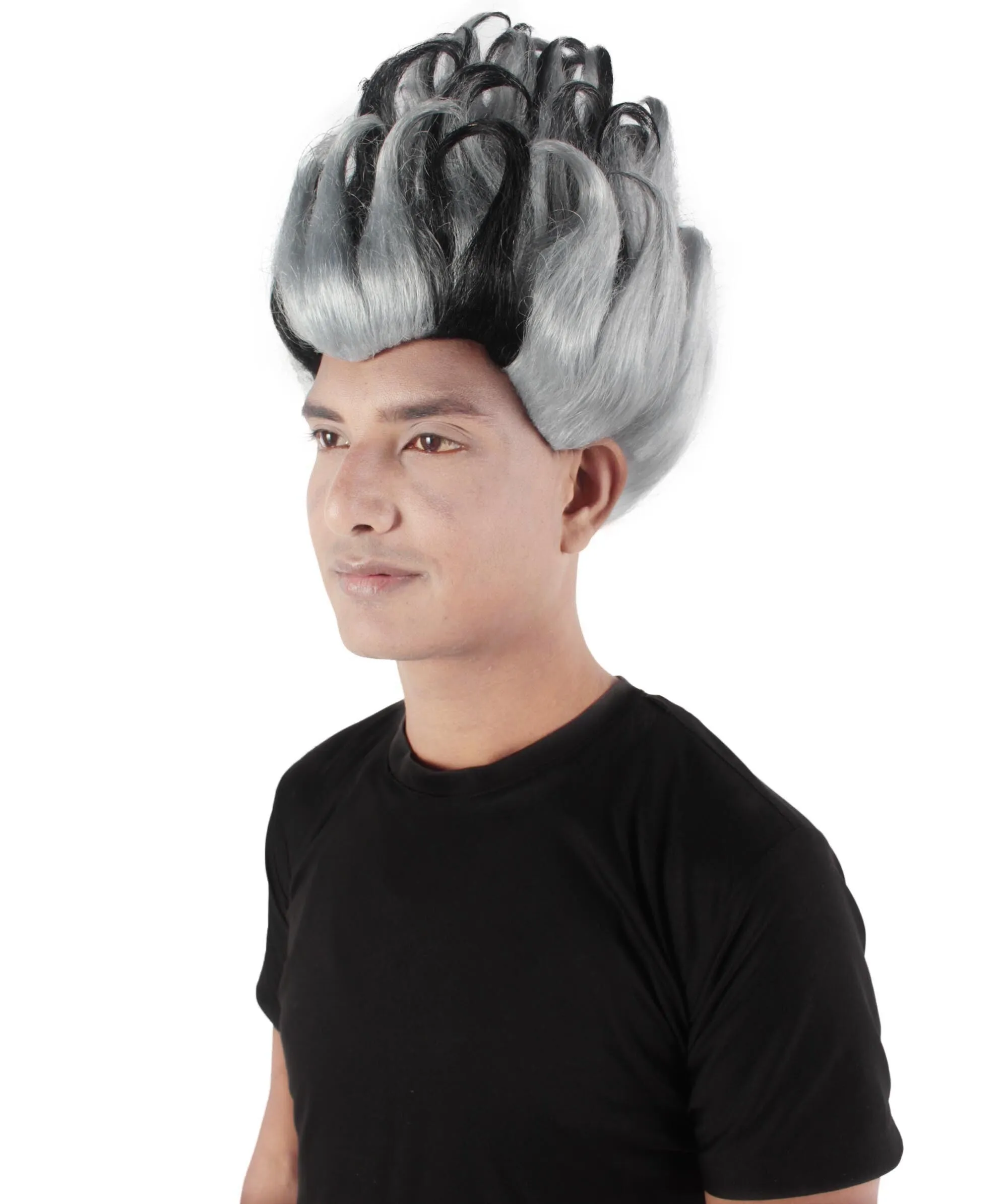 Adult Men's Superhero Halloween Doctor Wig | Multiple Color Options