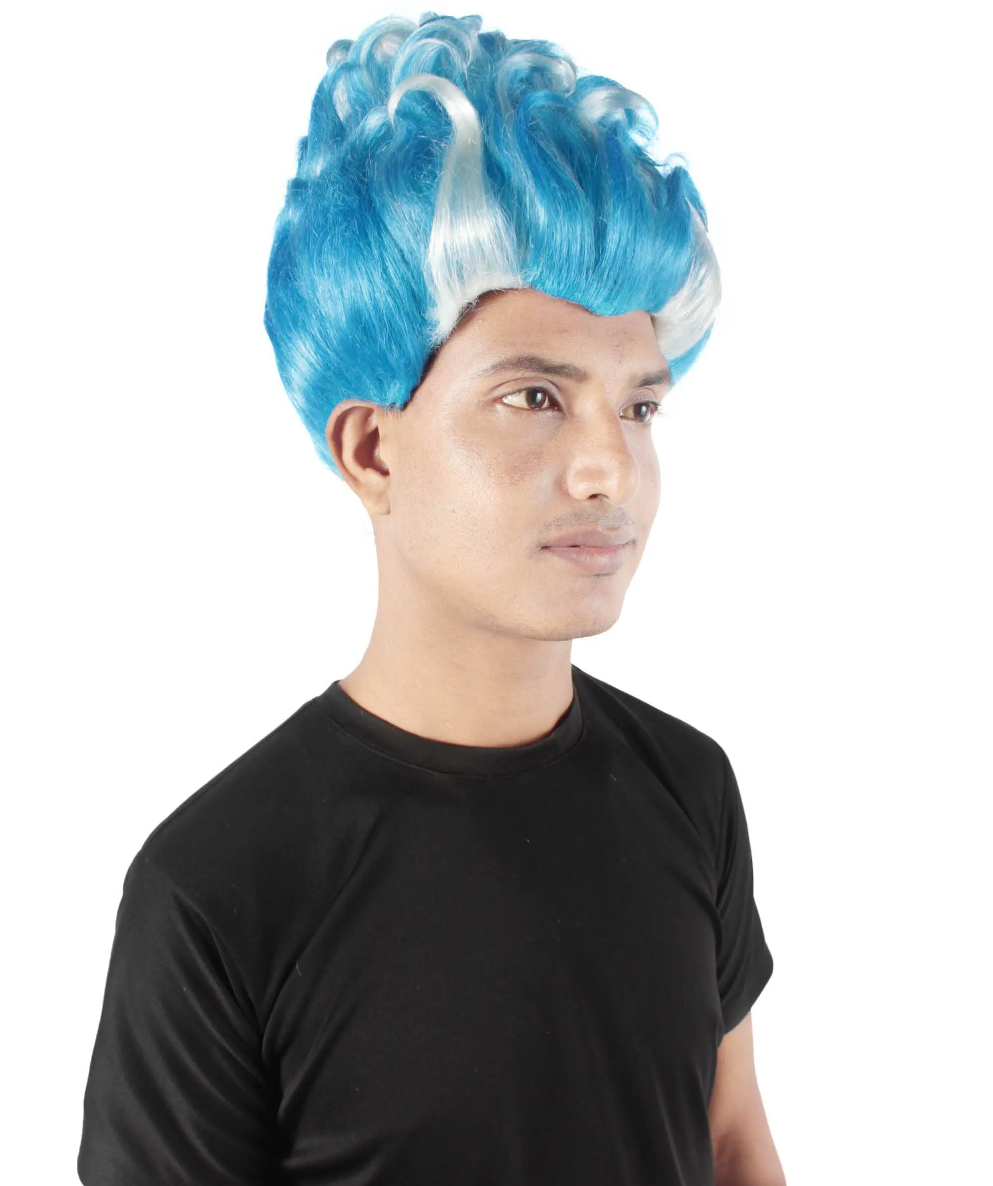 Adult Men's Superhero Halloween Doctor Wig | Multiple Color Options