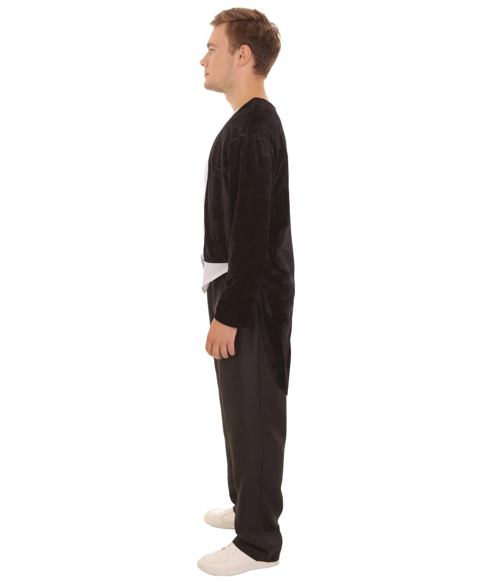 Adult Men's Zombie Costume | Black & White Halloween Costume