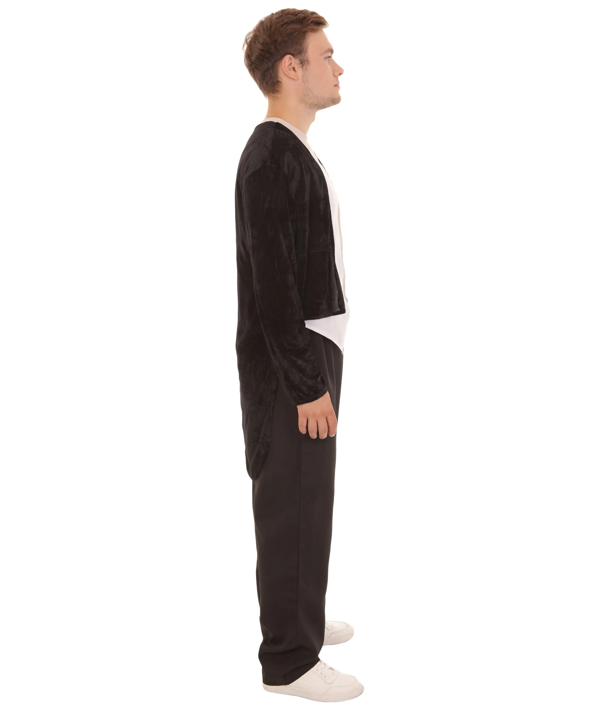 Adult Men's Zombie Costume | Black & White Halloween Costume