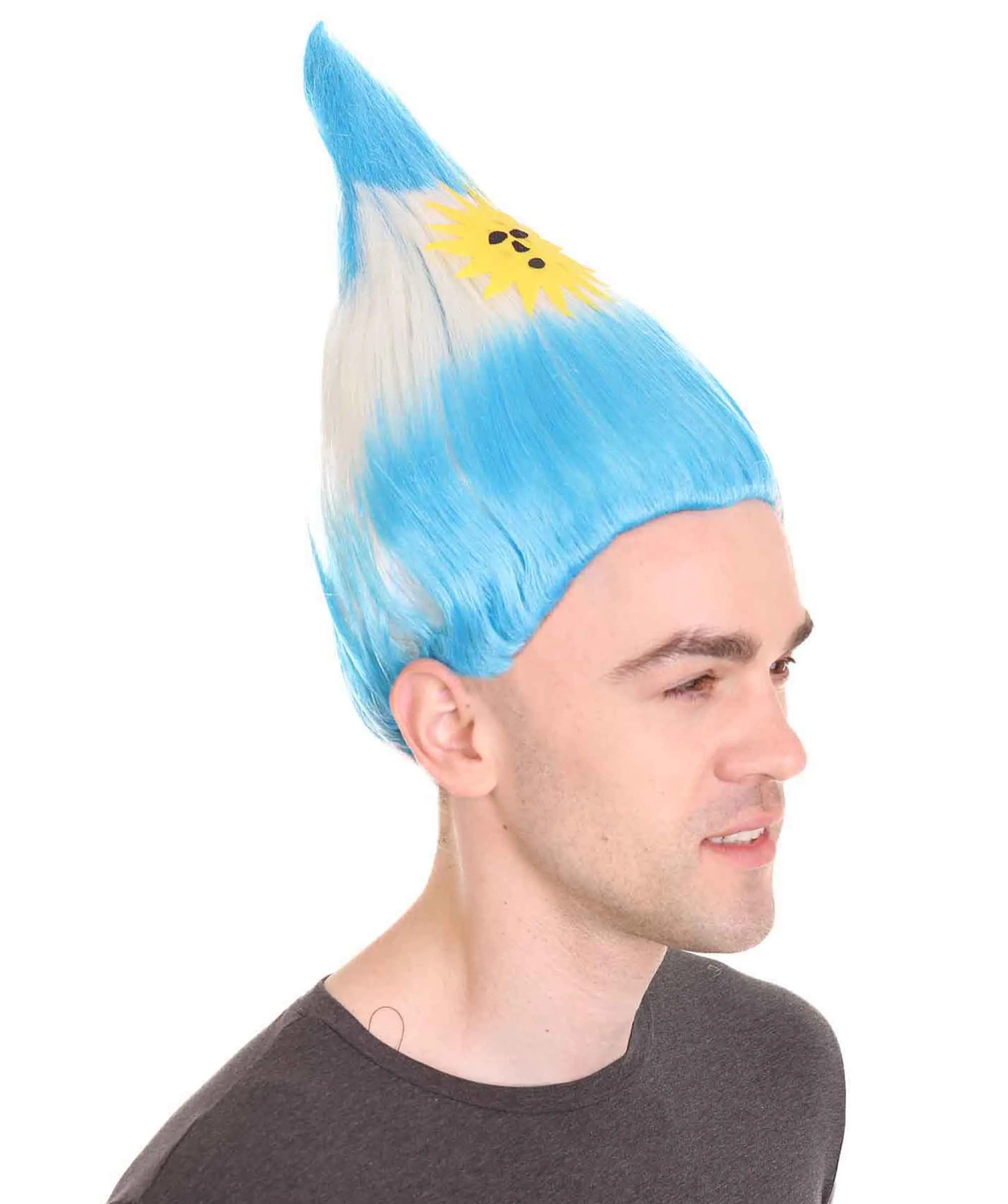 Adult Unisex Argentina Flag Troll Wig.