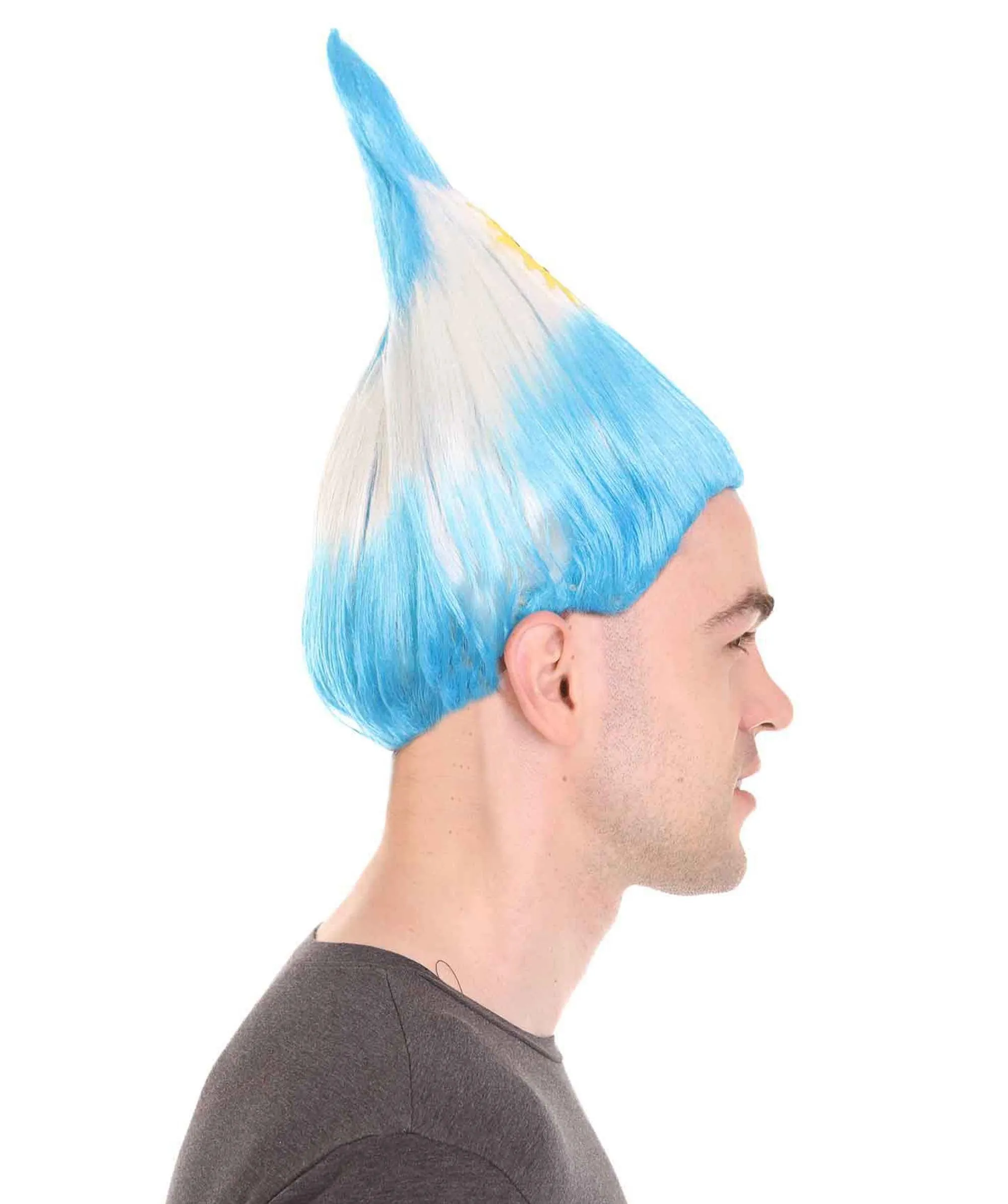 Adult Unisex Argentina Flag Troll Wig.