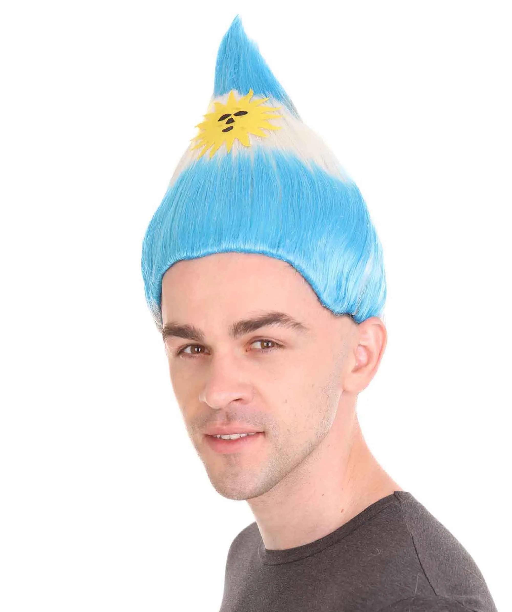 Adult Unisex Argentina Flag Troll Wig.