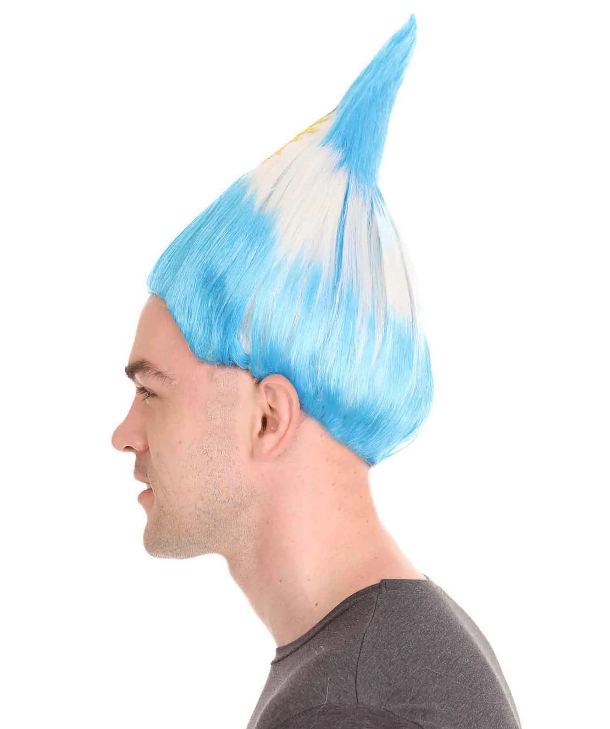 Adult Unisex Argentina Flag Troll Wig.